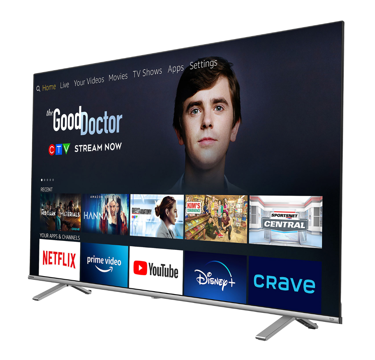 Toshiba 55" 4K UHD HDR LED Smart Fire TV Edition (55C350LC)