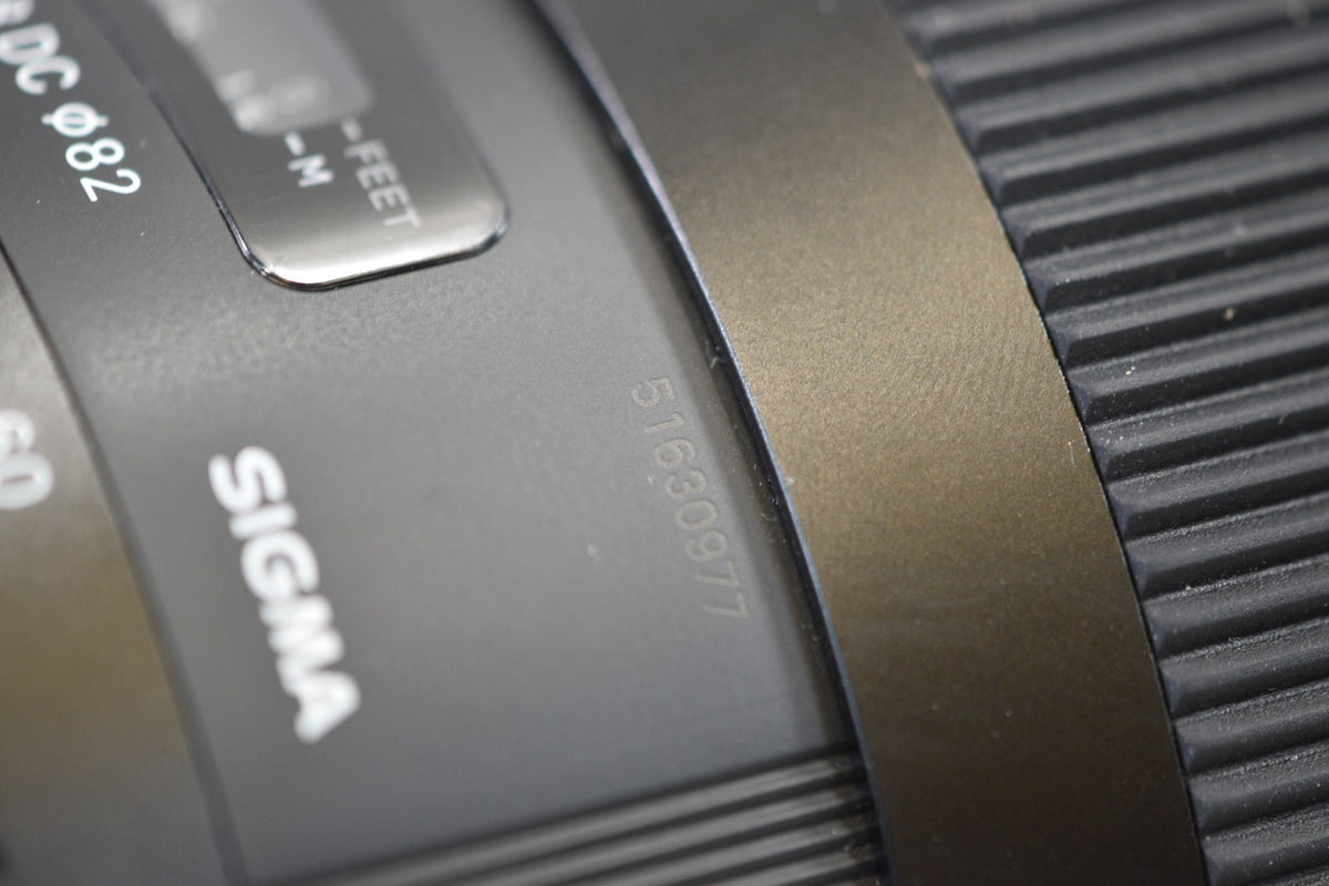 Sigma 50-100mm F1.8 DC HSM Art Lens - F-Mount Lens/DX Format