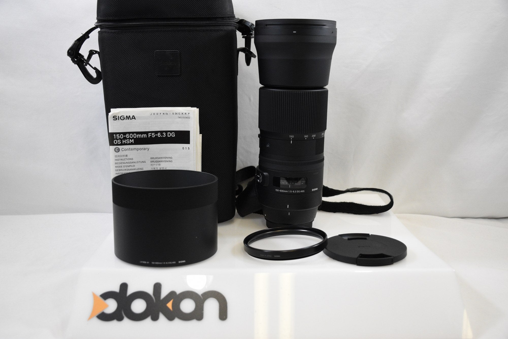 Sigma 150-600mm f/5-6.3 DG OS HSM Contemporary Lens - EF-Mount Lens/Full-Frame Format - DOKAN