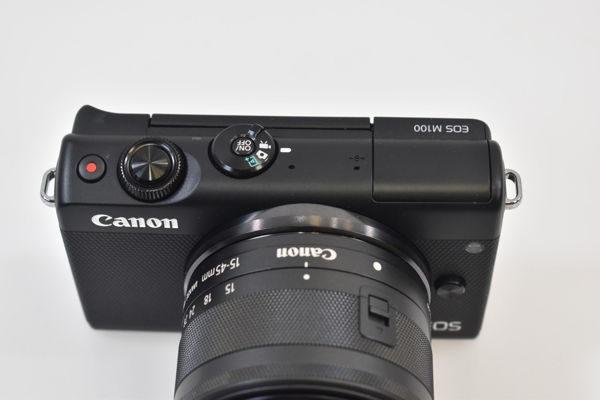 Canon EOS M100 24.2MP Digital Camera with EF-M IS STM 15-45mm Lens (Black)