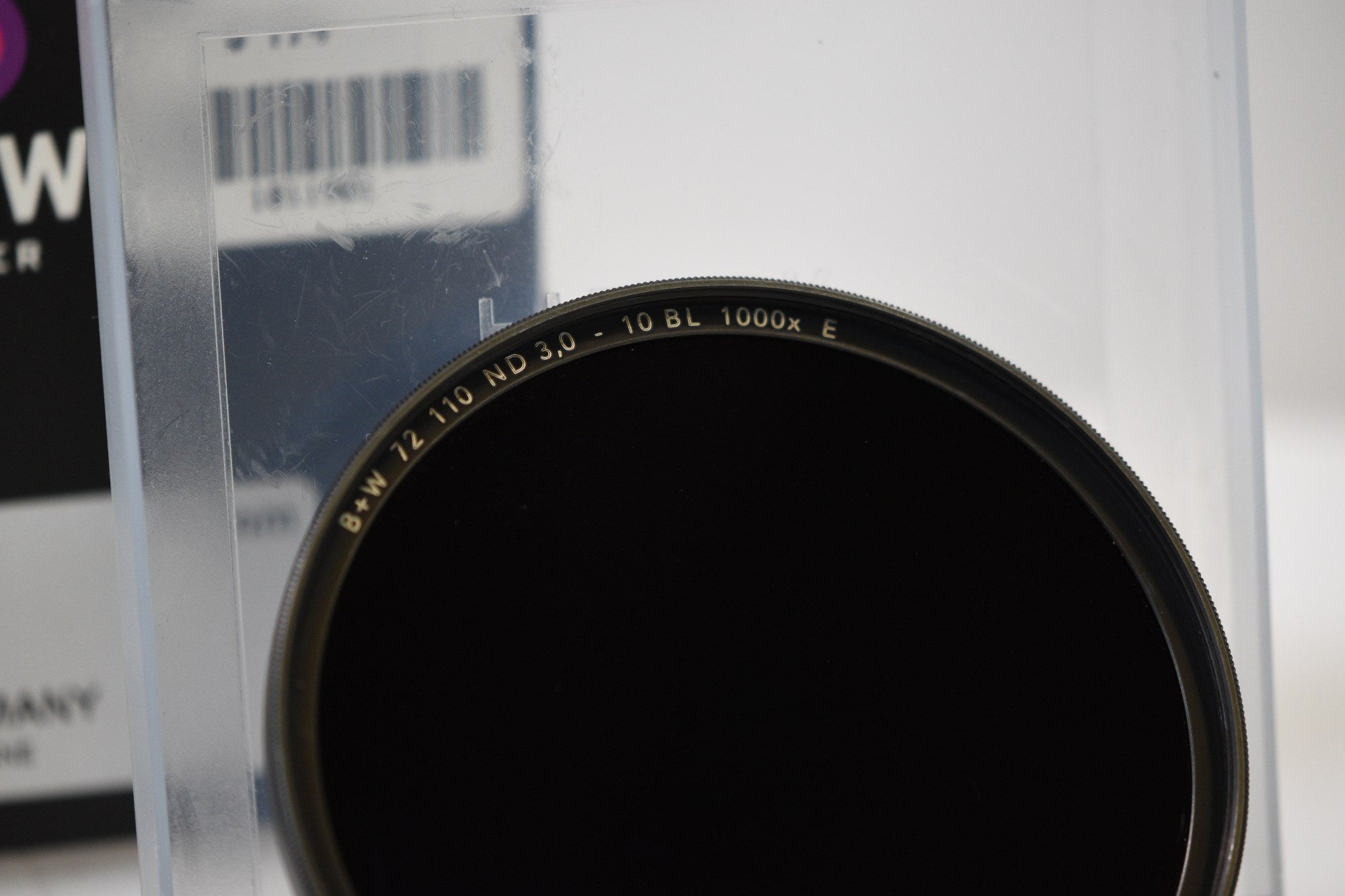 B+W 72mm 110 ND 3.0 10-Stop ND Filter + B+W 72mm Circular Polarizer (CPL)