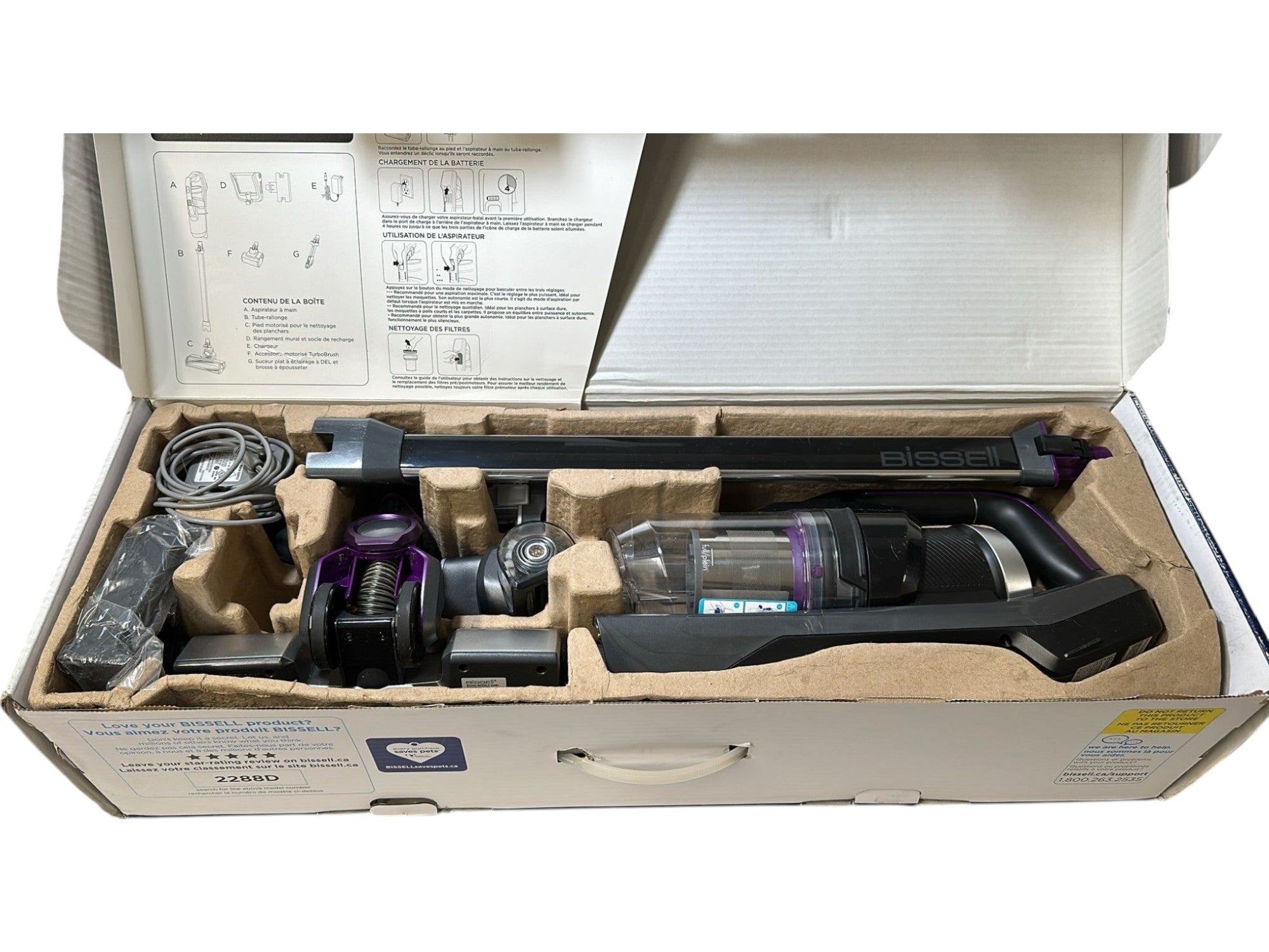 BISSELL 2288D ICONPET™ Cordless Vacuum - DOKAN