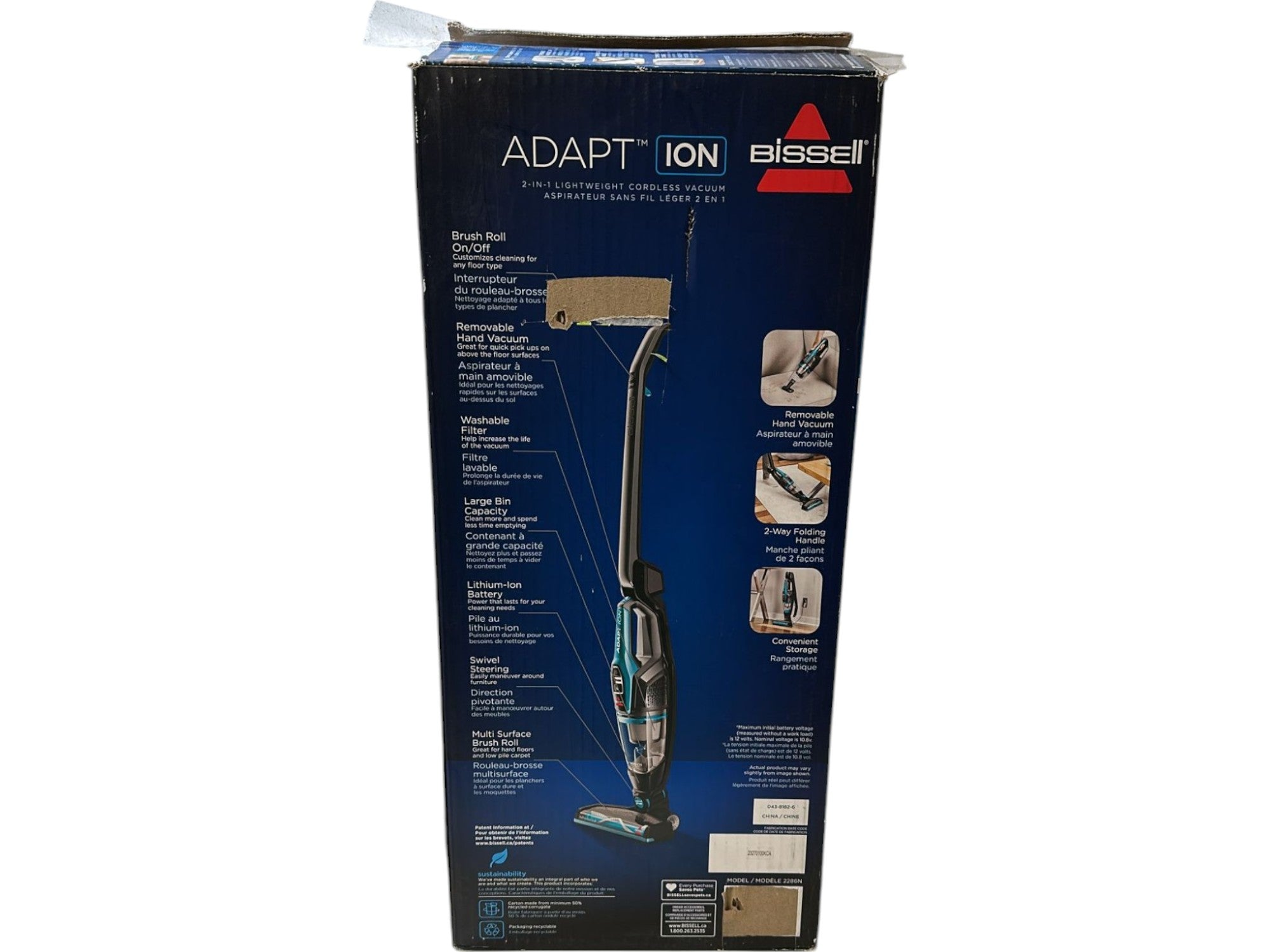 BISSELL 2286N Adapt™ Ion Stick Vacuum - DOKAN