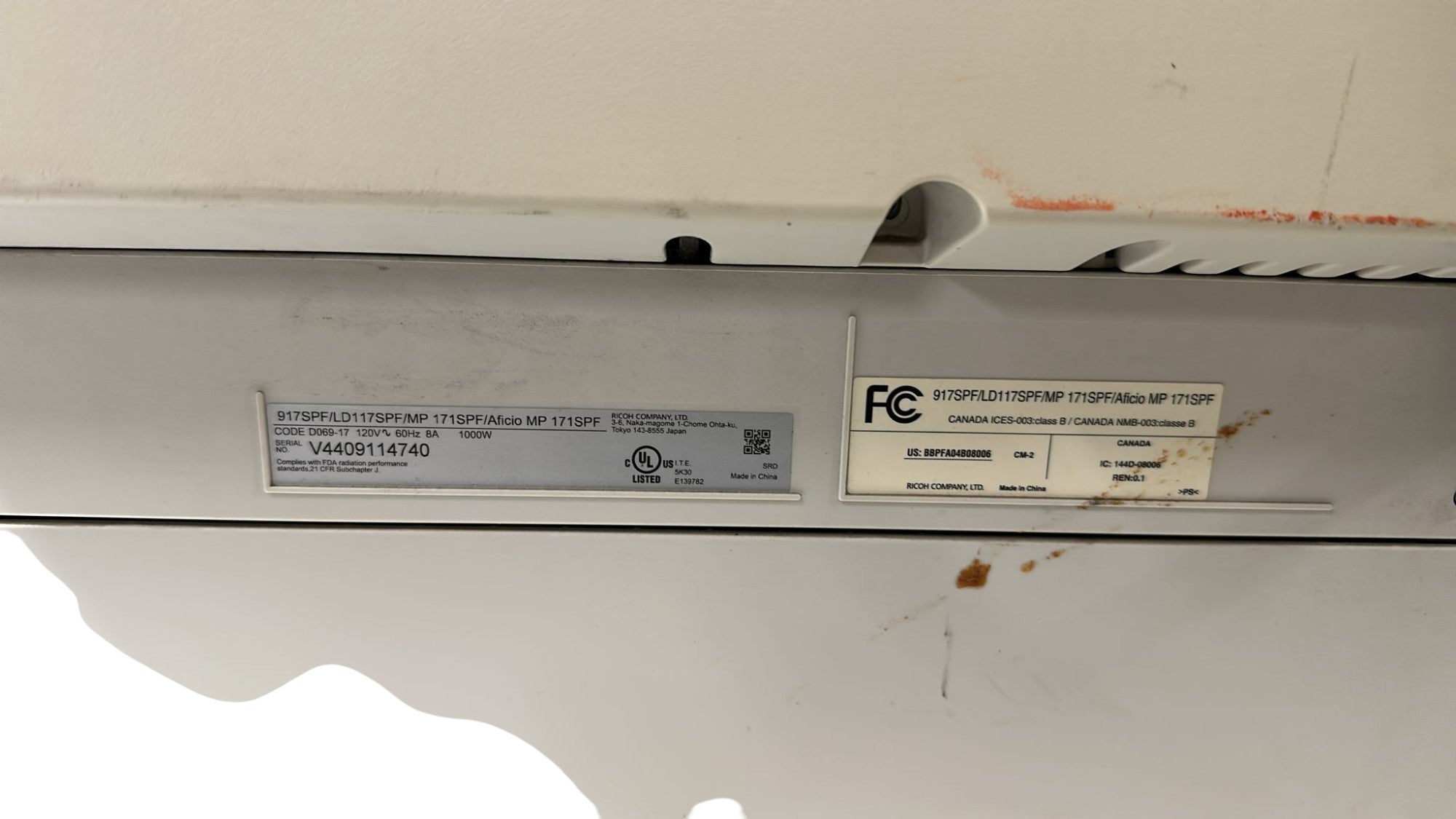 Ricoh Aficio MP171 Printer - DOKAN