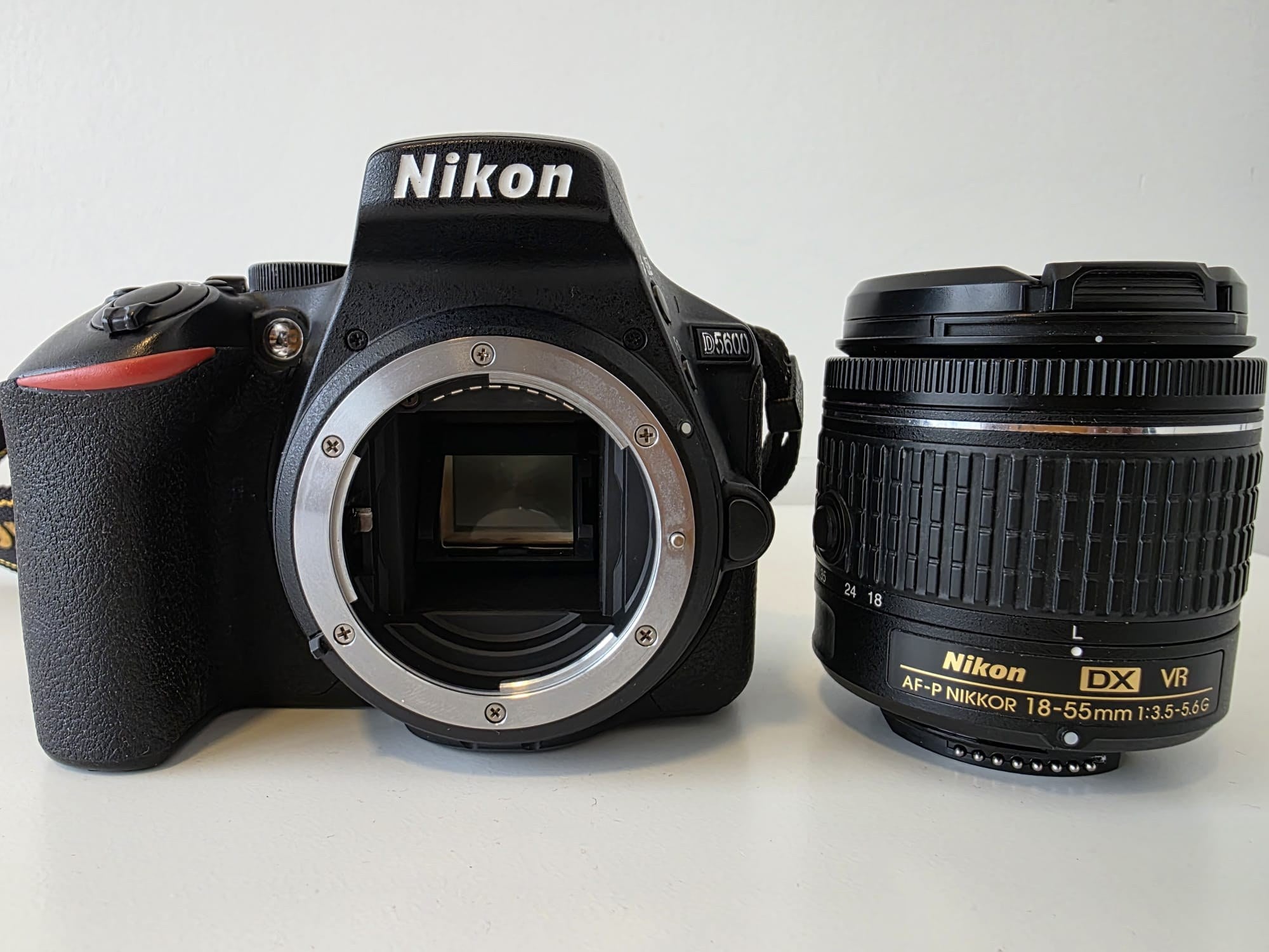 Nikon D5600 DSLR Camera - AF-P DX NIKKOR 18-55mm F3.5-5.6G VR Lens
