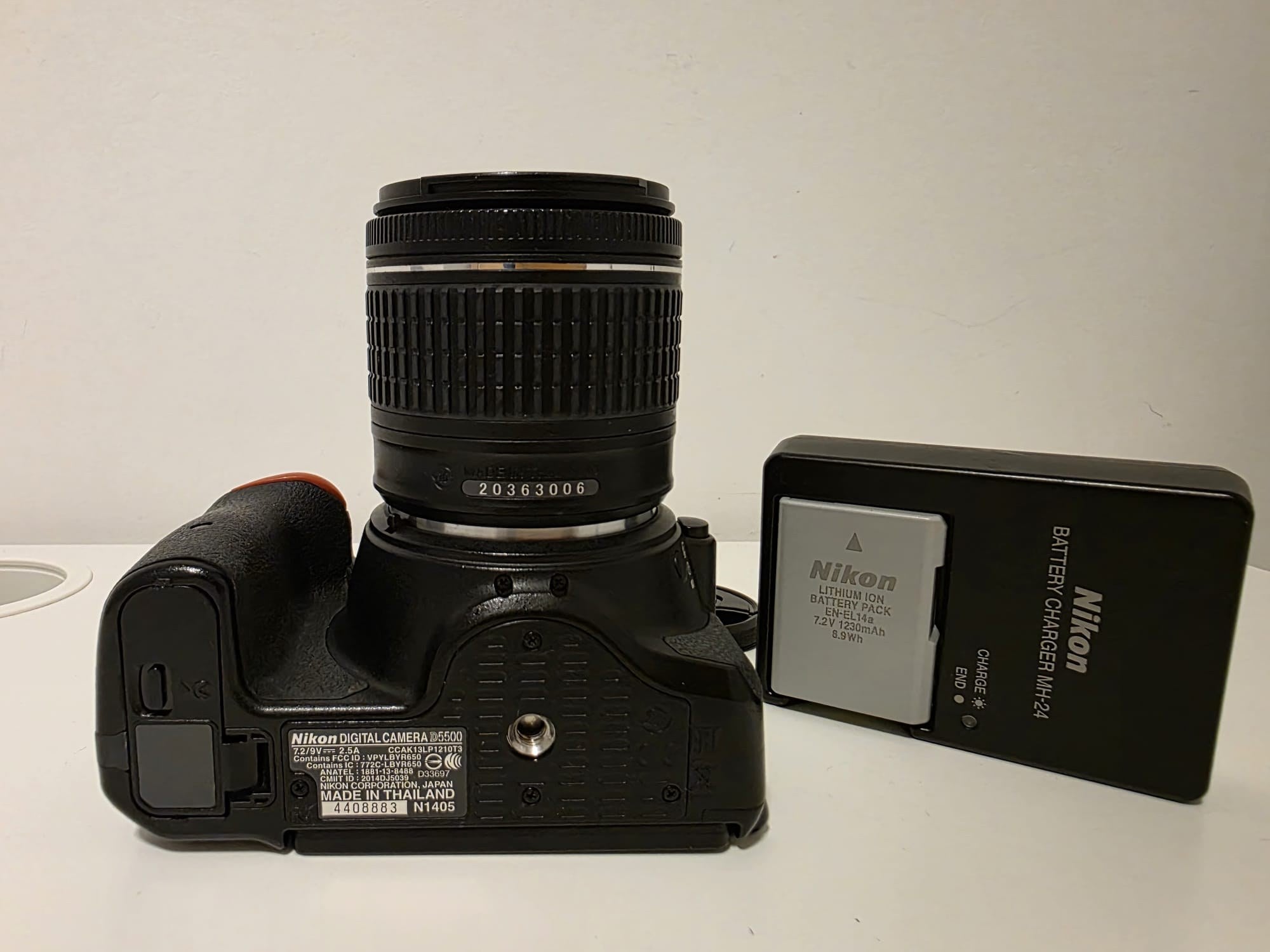 Nikon D5500 24.2 MP Digital SLR Camera - NIKKOR 18-55mm 1:3.5-5.6G VR Lens