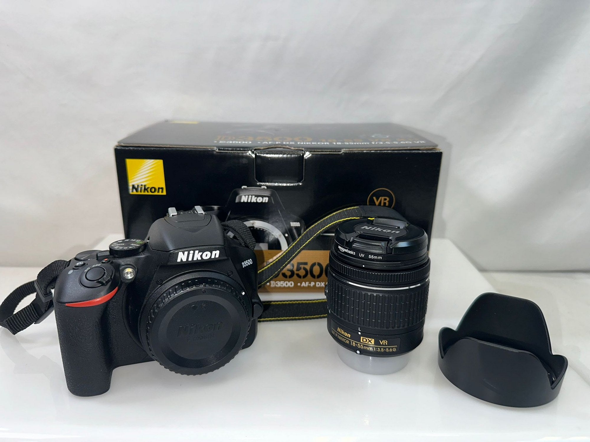 Nikon D3500 DSLR 24.2MP Camera - AF-P DX 18-55mm f/3.5-5.6G VR Lens - DOKAN