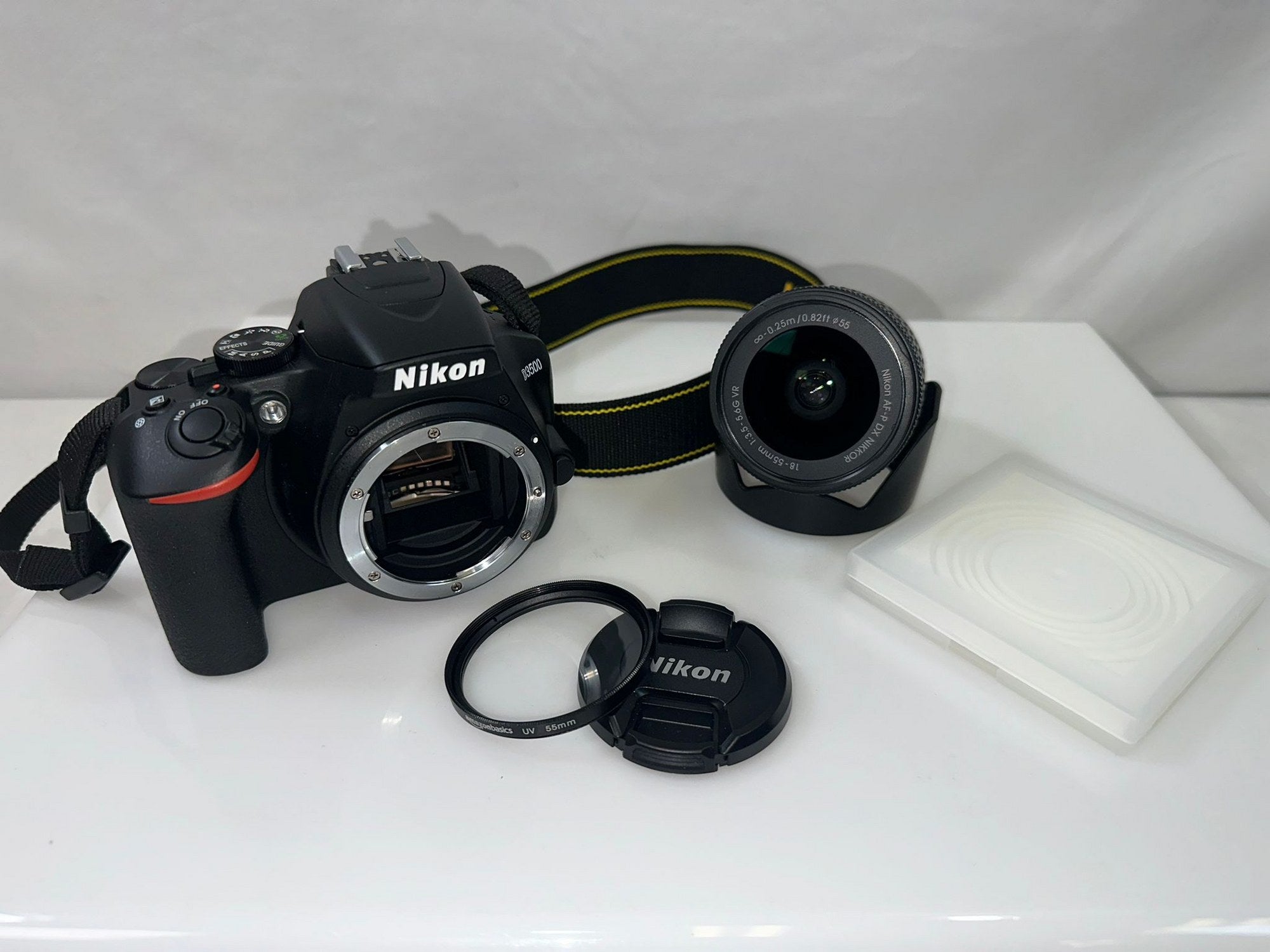 Nikon D3500 DSLR 24.2MP Camera - AF-P DX 18-55mm f/3.5-5.6G VR Lens - DOKAN