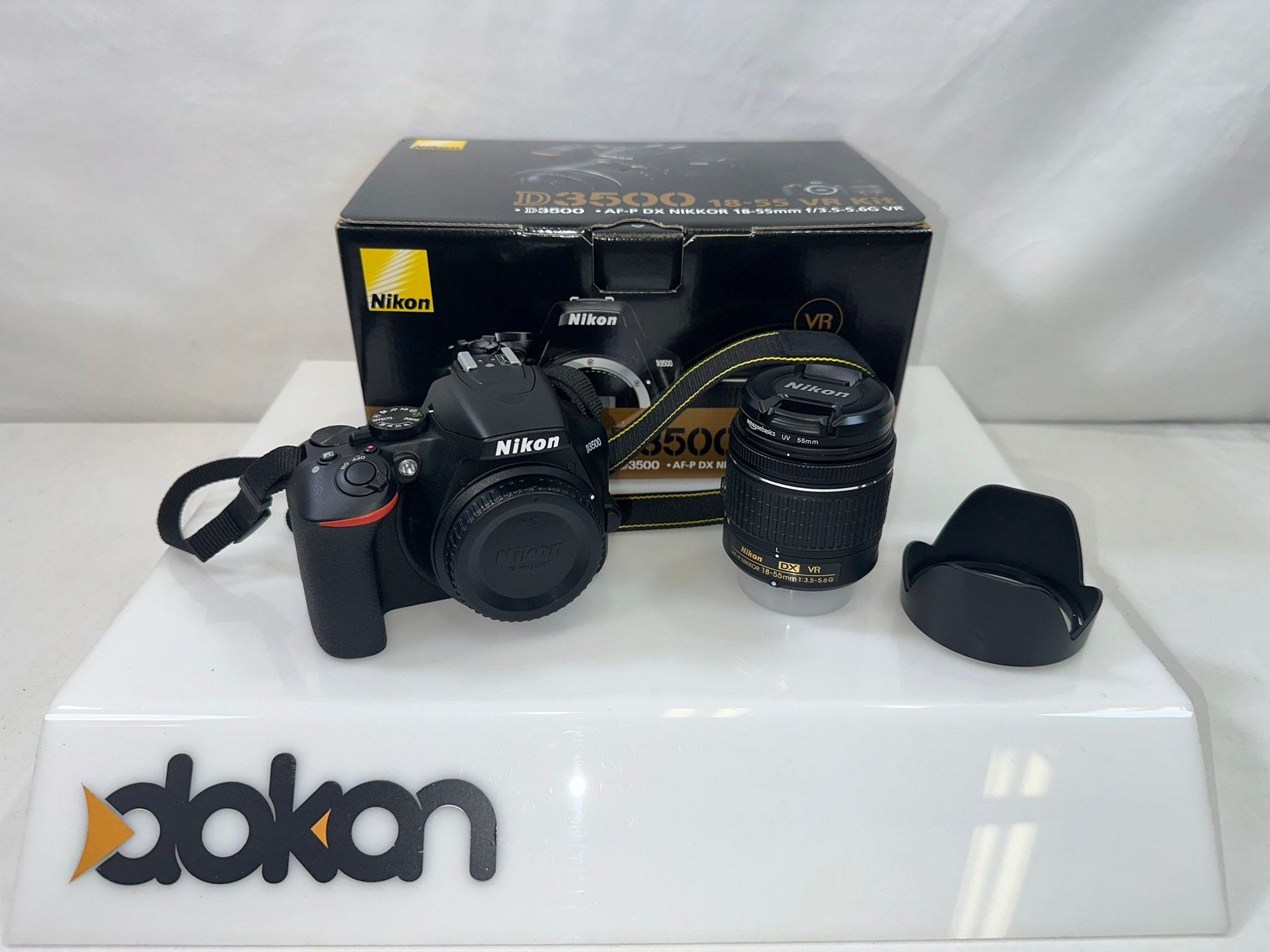 Nikon D3500 DSLR 24.2MP Camera - AF-P DX 18-55mm f/3.5-5.6G VR Lens - DOKAN