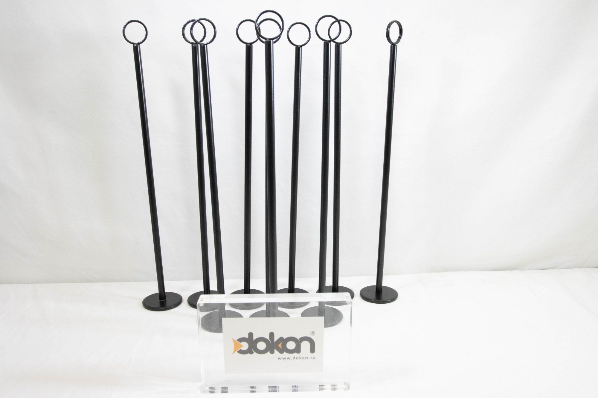 Black Wire Sign Holder - DOKAN