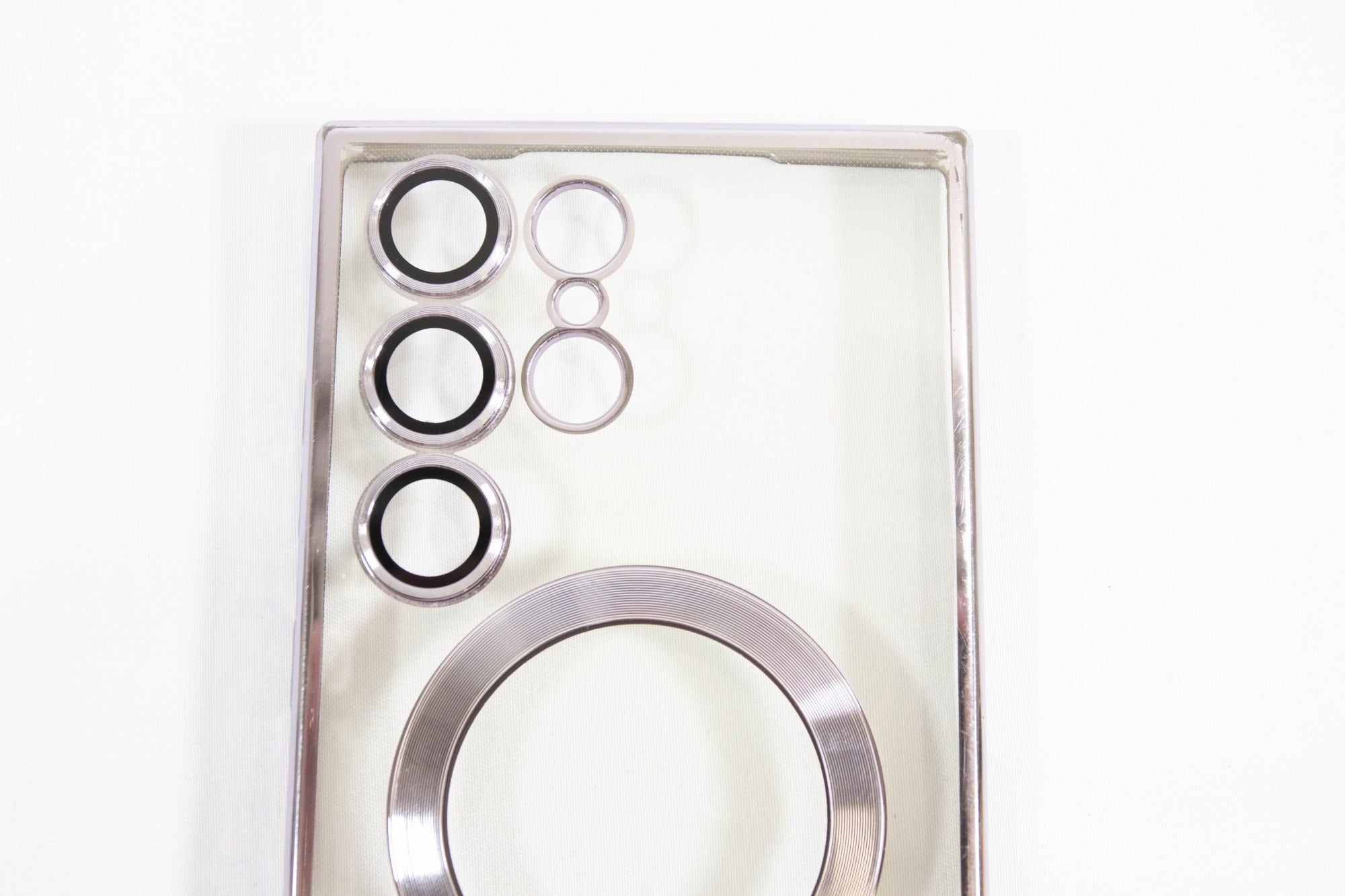 Magnetic Clear Case for Samsung Galaxy S23 Ultra 5G with Camera Lens Protector - DOKAN