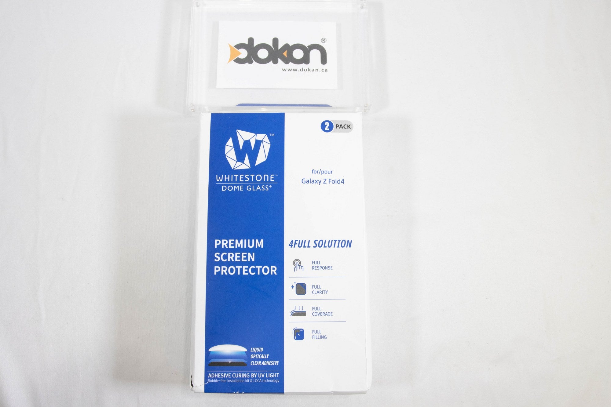 Whitestone Dome Glass Premium Screen Protector for Galaxy Z - DOKAN