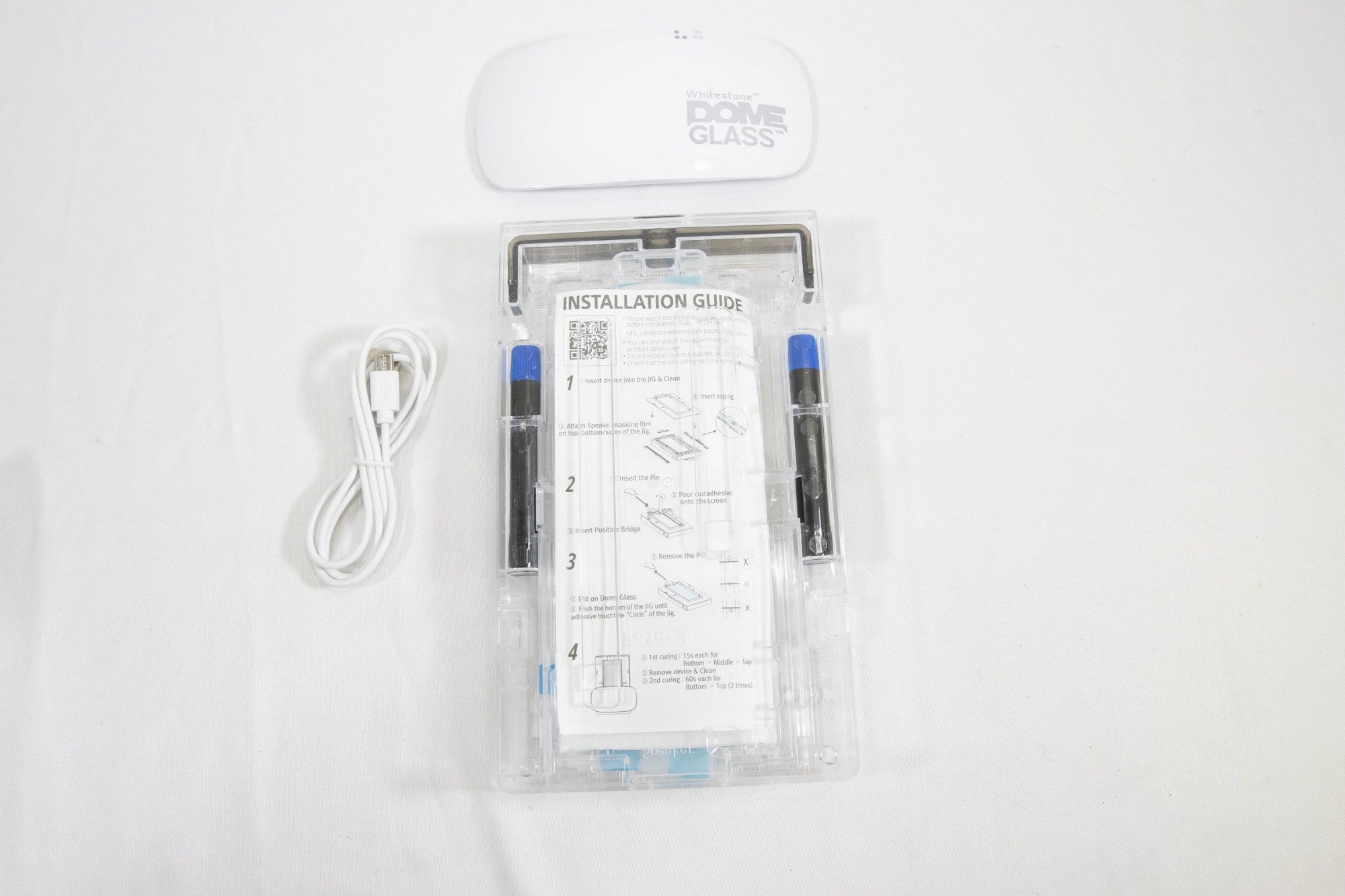 Whitestone Dome Glass Premium Screen Protector for Galaxy Z - DOKAN