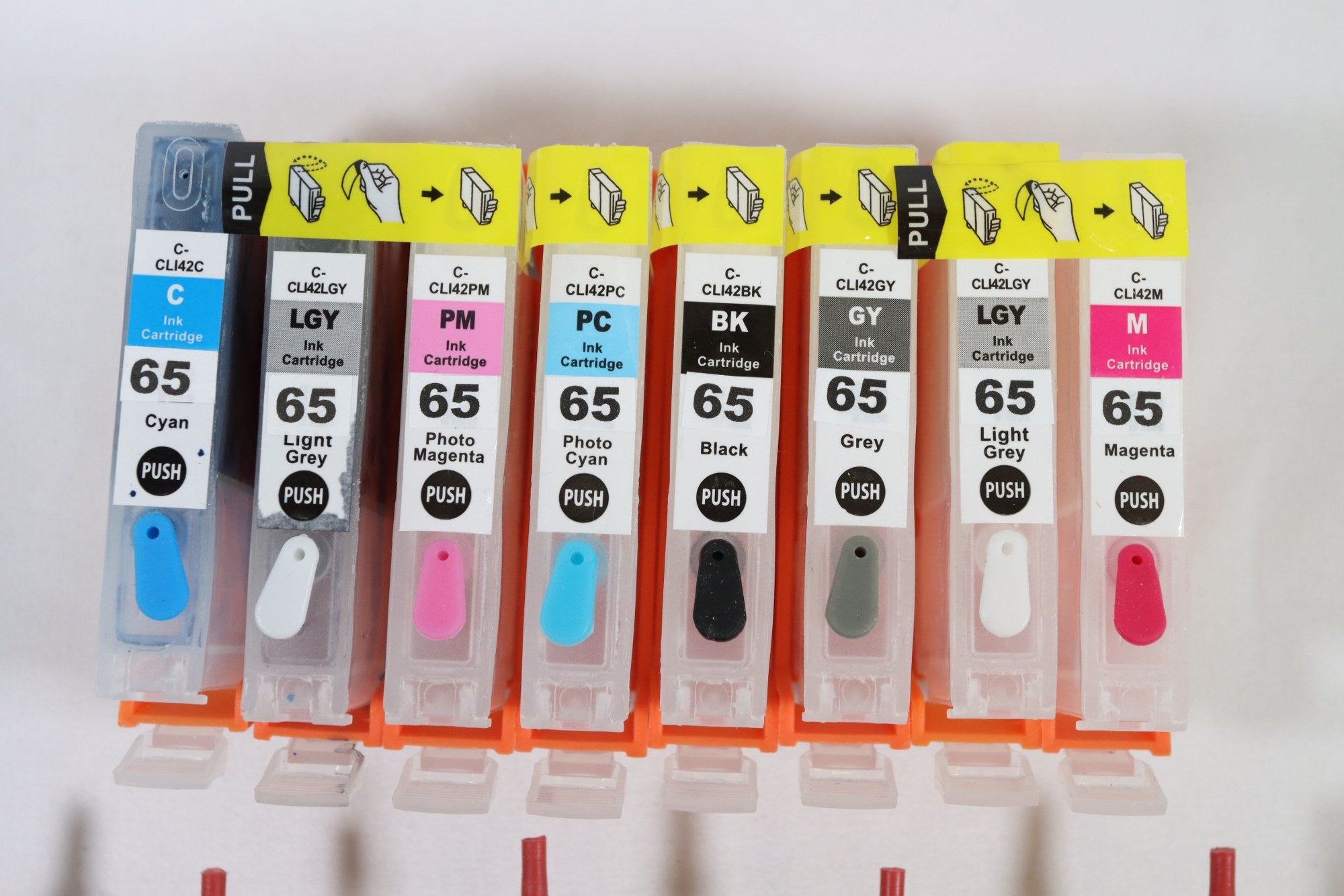 Canon 65 Refillable Ink Cartridge - 8 Ink Refill Kit - DOKAN