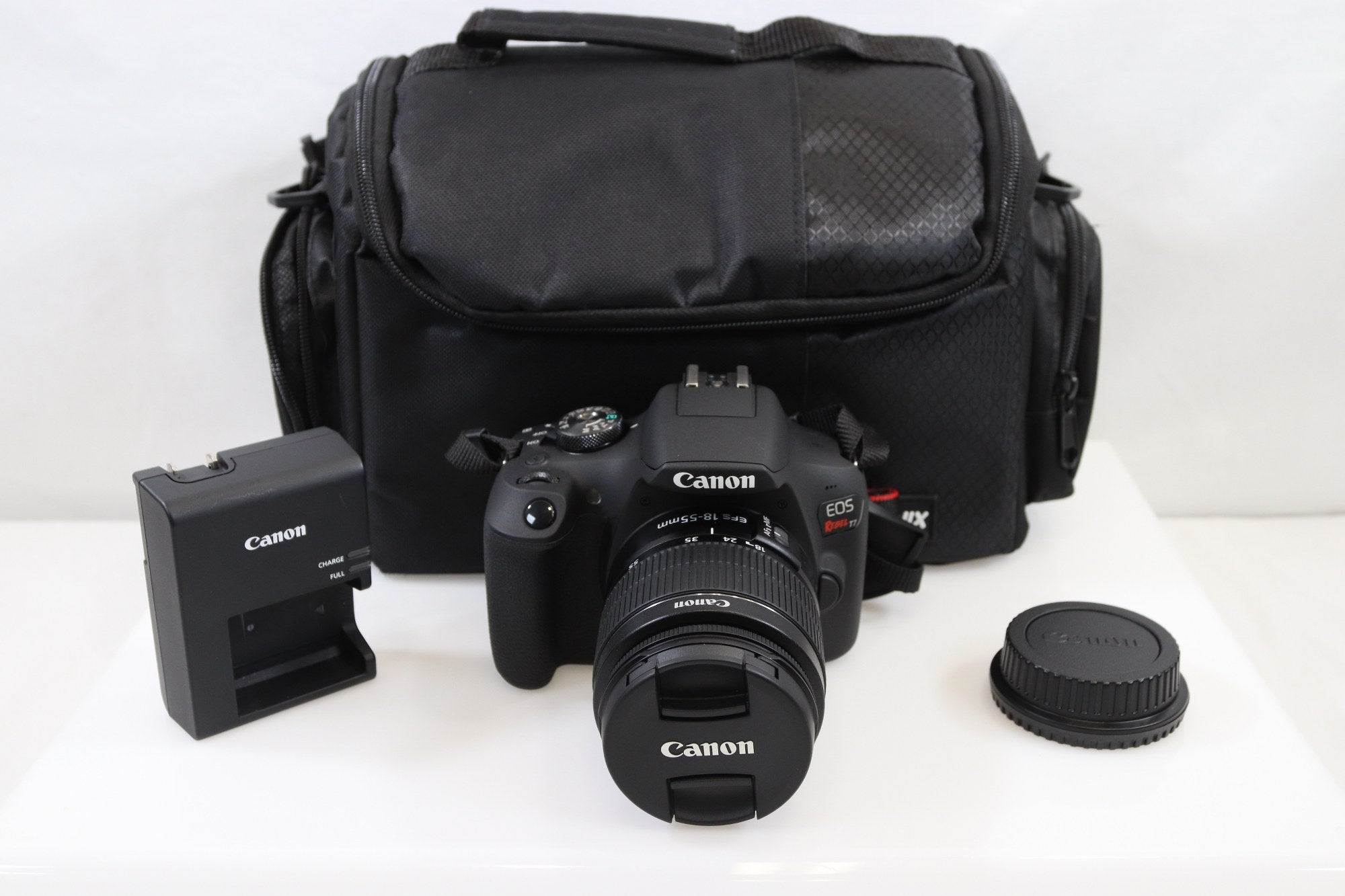 Canon EOS Rebel T7 DSLR Camera - EF-S 18-55mm f/3.5-5.6 IS II Lens - DOKAN