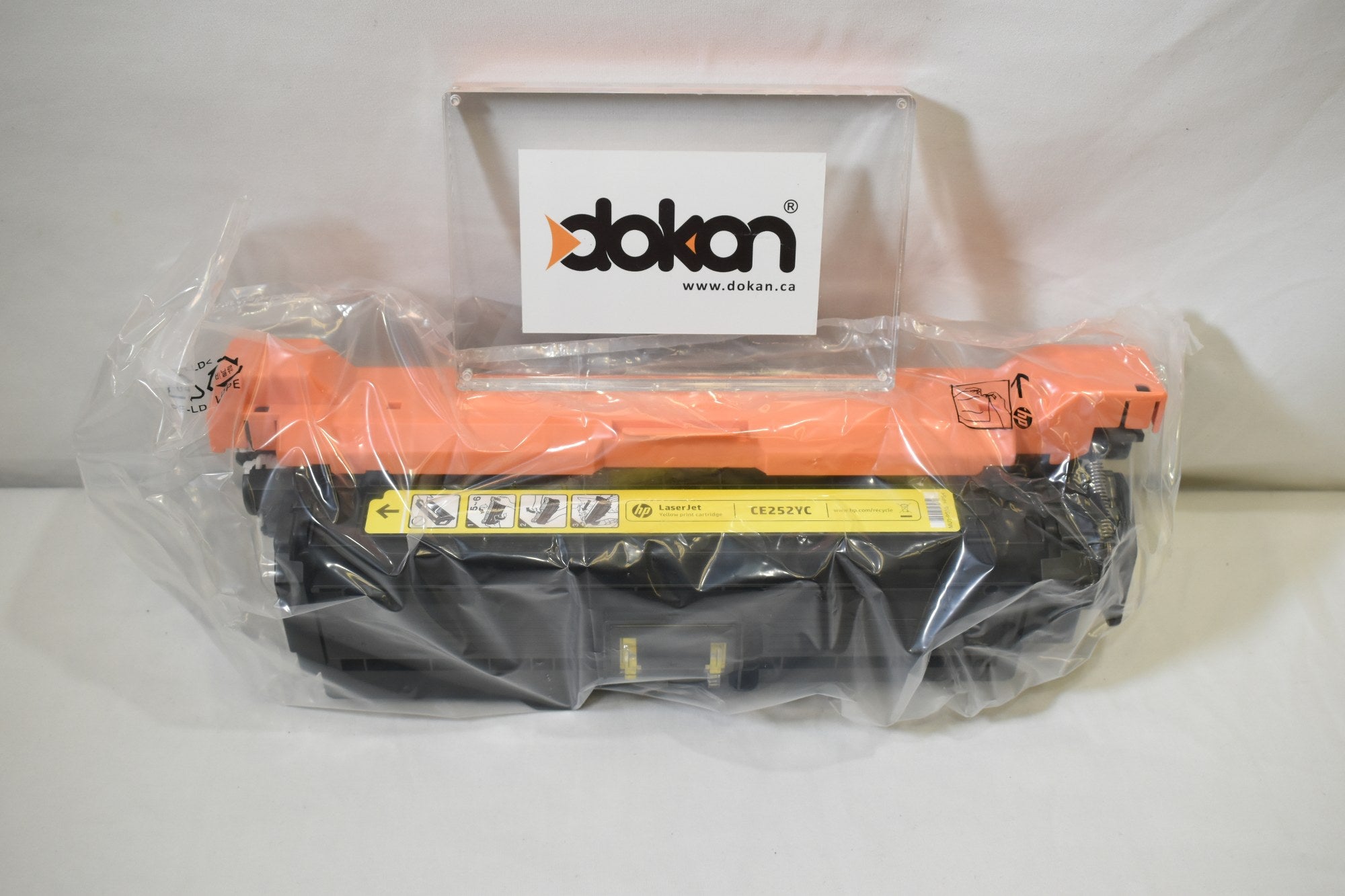 HP CE252YC (504A) - Yellow LaserJet Toner Cartridge - DOKAN