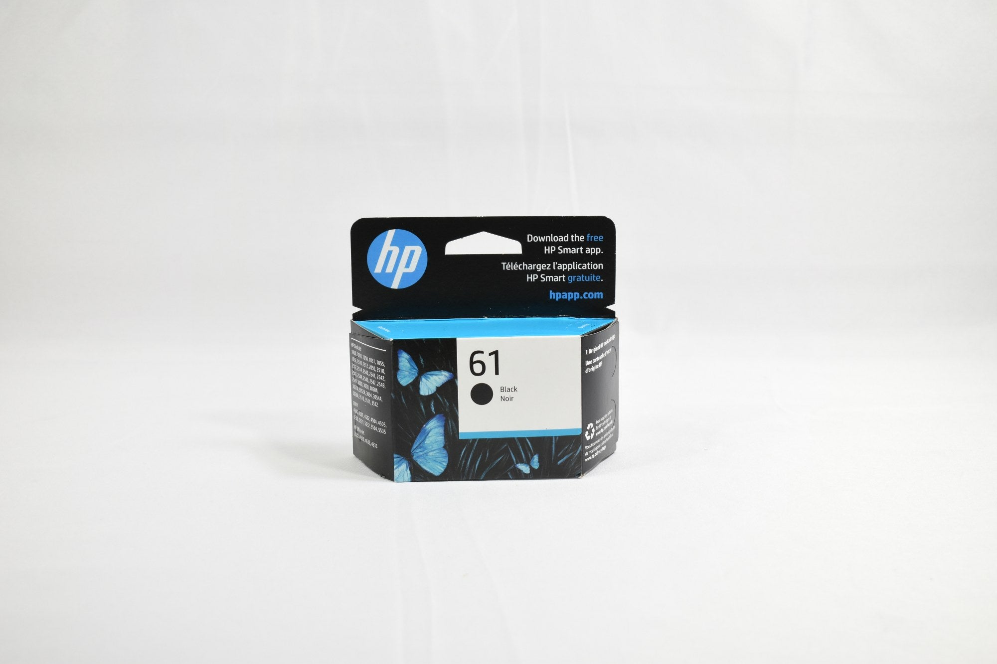 Cartucho de tinta negra original HP 61
