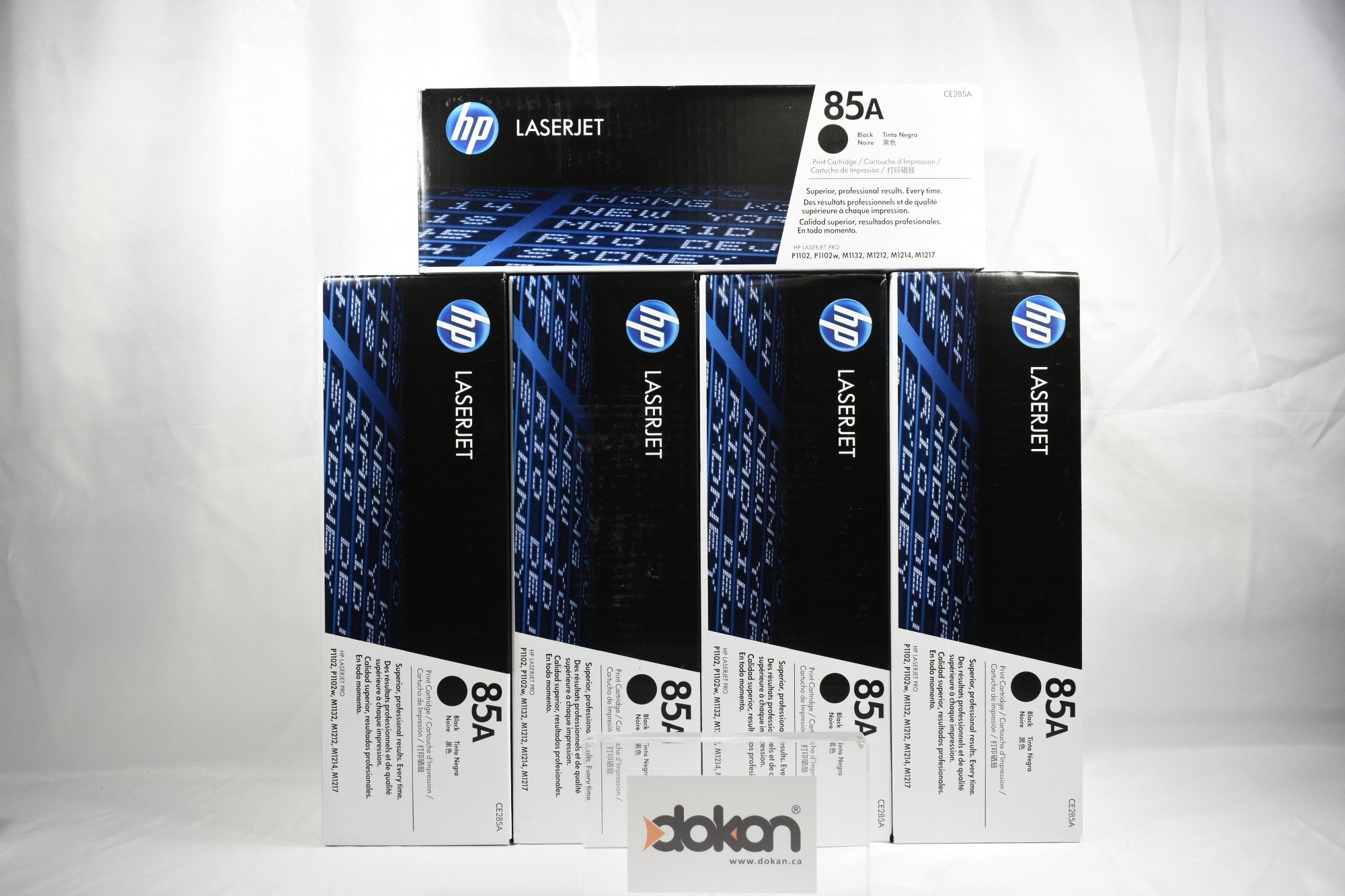 HP 85A Black Original LaserJet Toner Cartridge - DOKAN