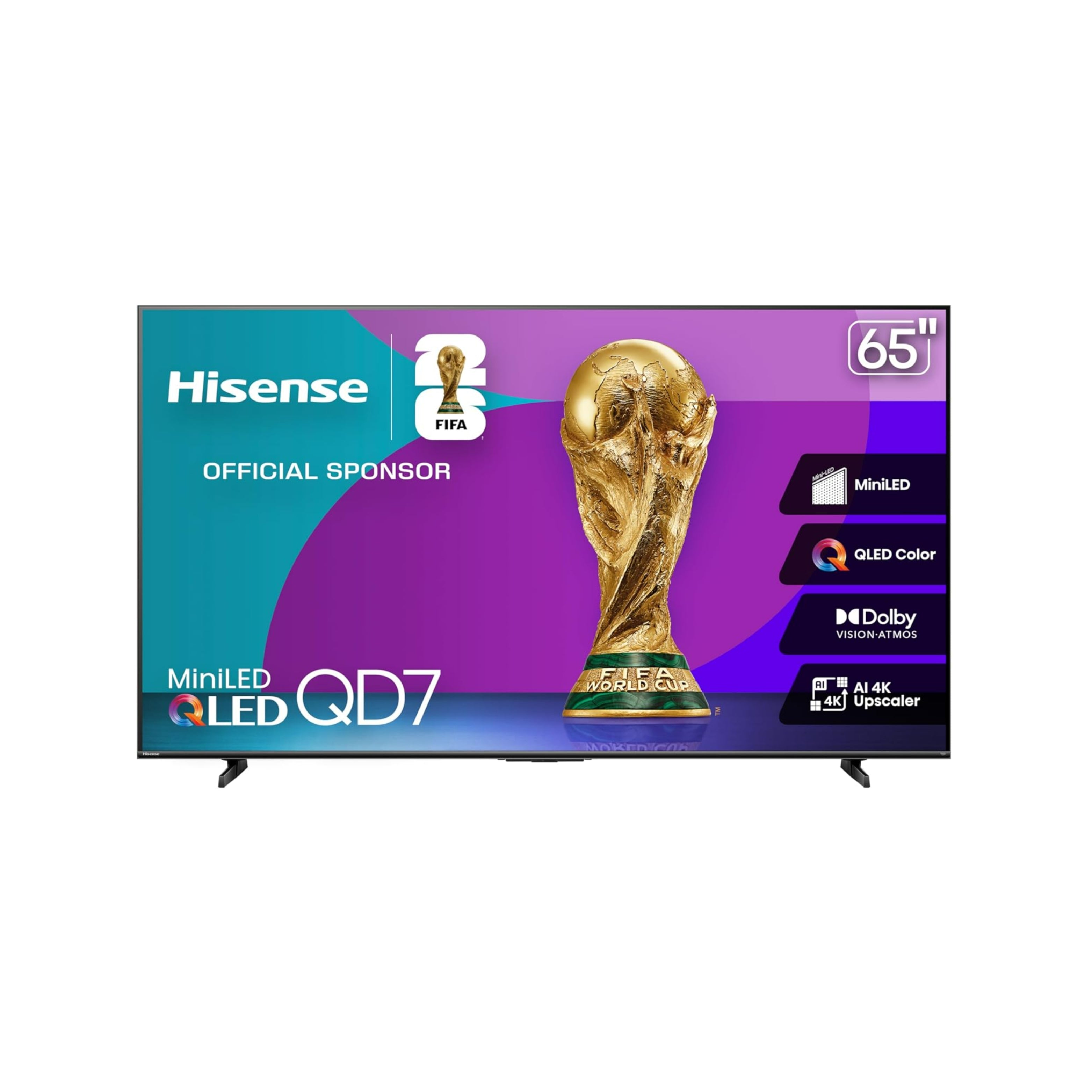 Hisense 65" QD7QFM Series 4K UHD HDR Mini-LED Smart Fire TV (65QD7QFM)