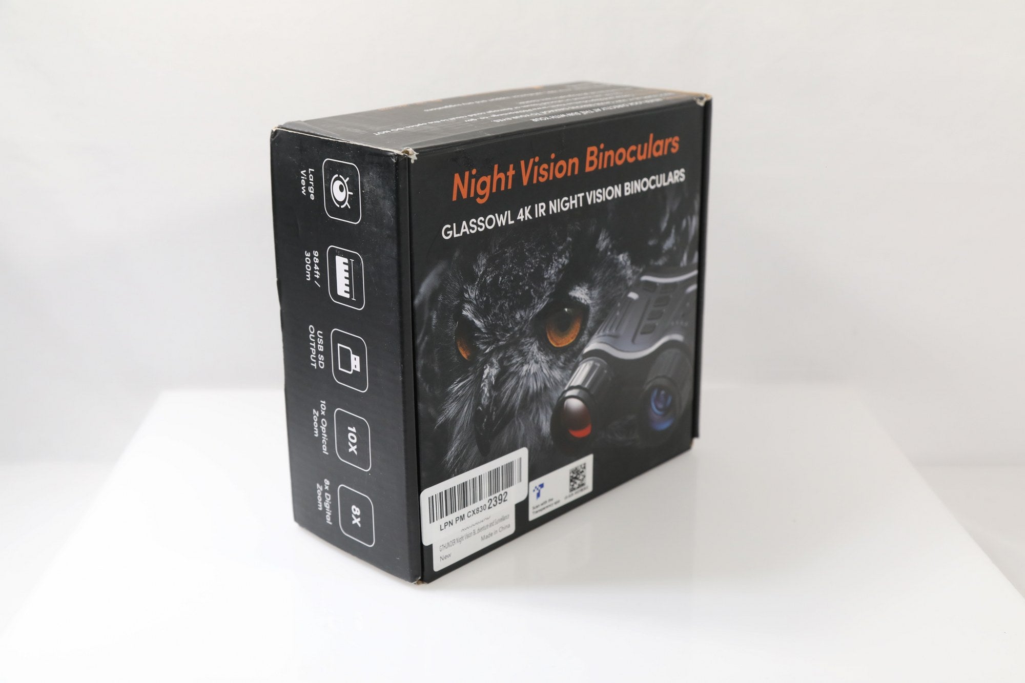 GlassOwl 4K IR Night Vision Binoculars - DOKAN