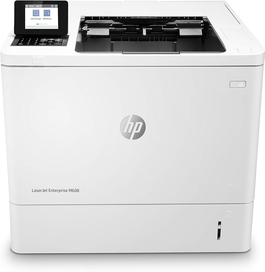 HP LaserJet Printer M608 - Small Screen