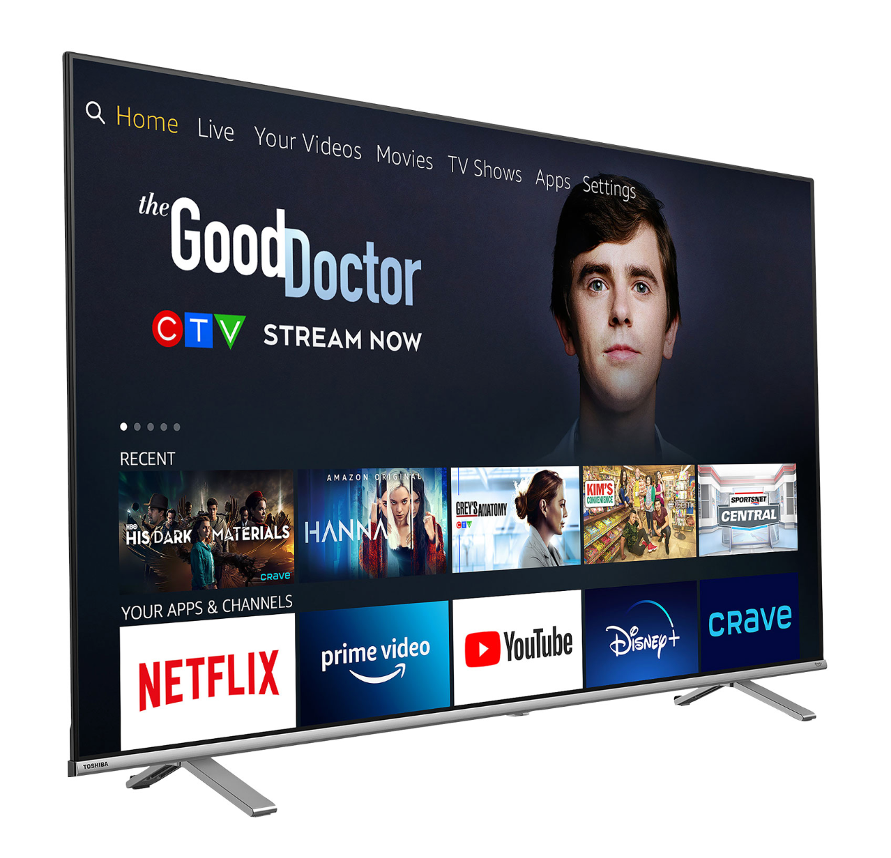 Toshiba 55" 4K UHD HDR LED Smart Fire TV Edition (55C350LC)