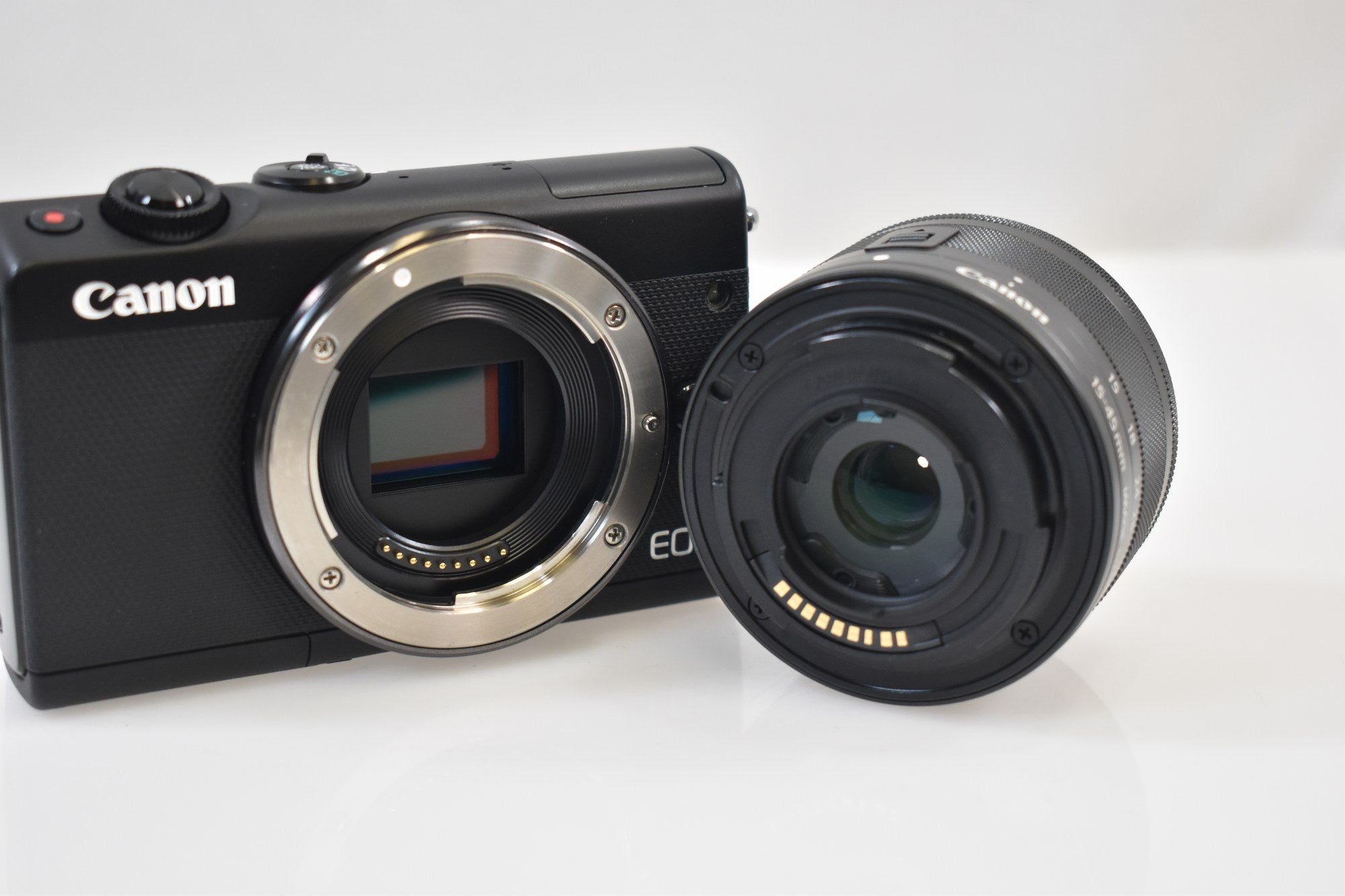 Canon EOS M100 24.2MP Digital Camera with EF-M IS STM 15-45mm Lens (Black)