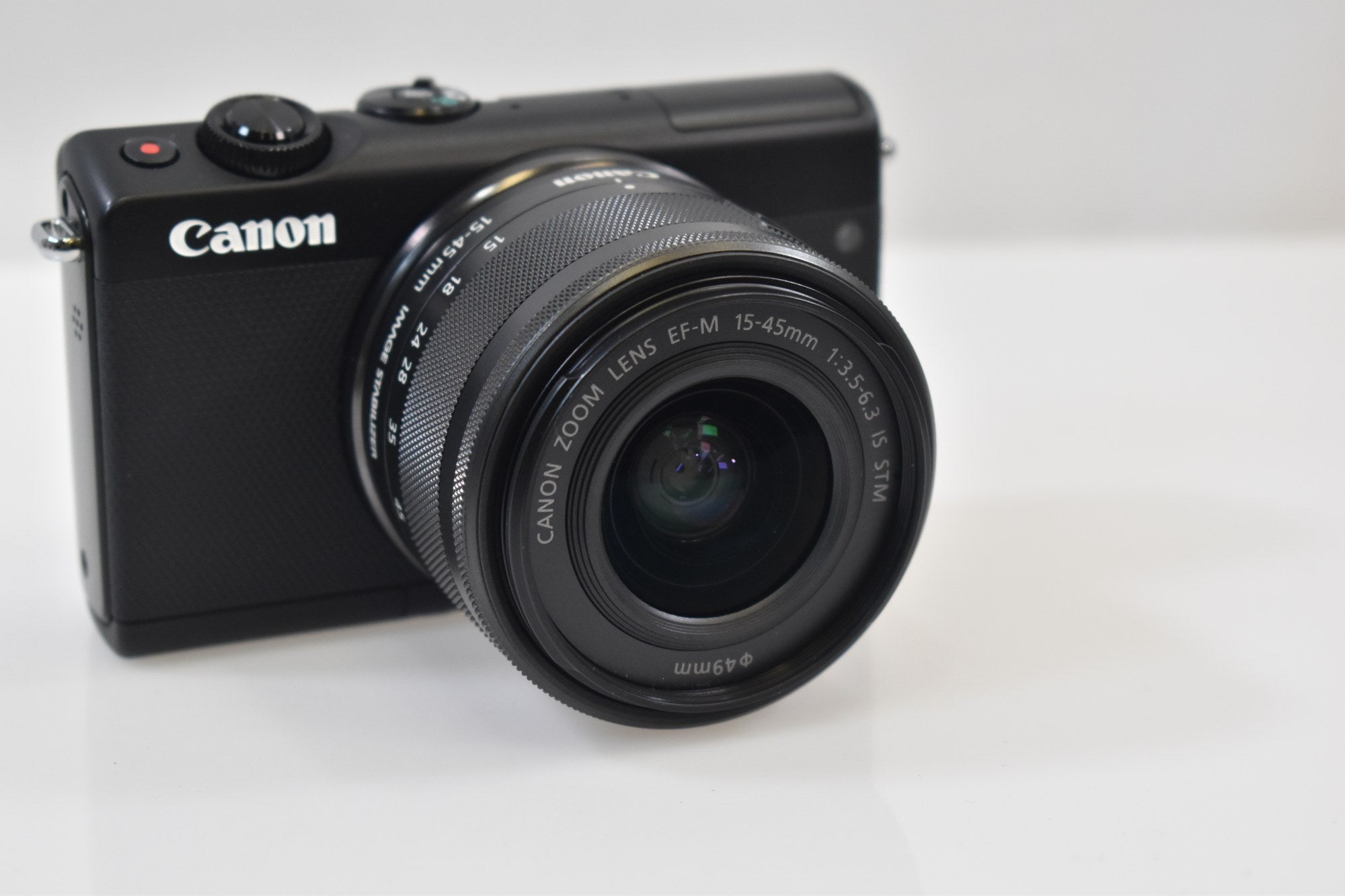 Canon EOS M100 24.2MP Digital Camera with EF-M IS STM 15-45mm Lens (Black)