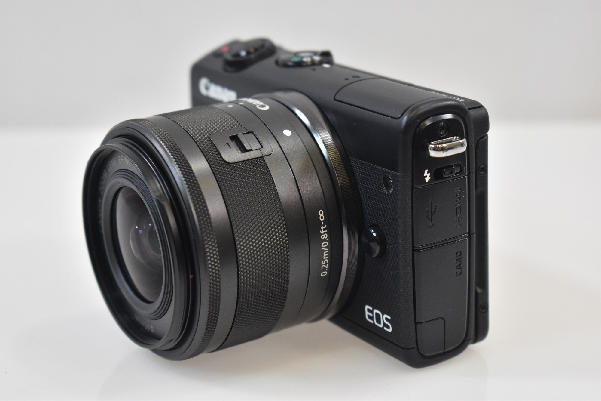 Canon EOS M100 24.2MP Digital Camera with EF-M IS STM 15-45mm Lens (Black)