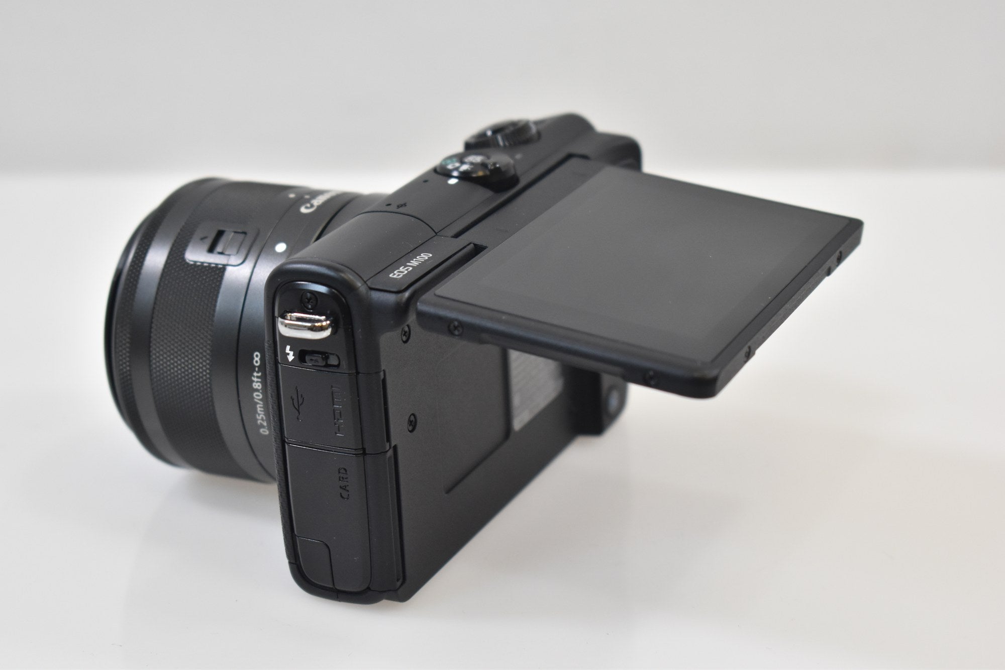 Canon EOS M100 24.2MP Digital Camera with EF-M IS STM 15-45mm Lens (Black)