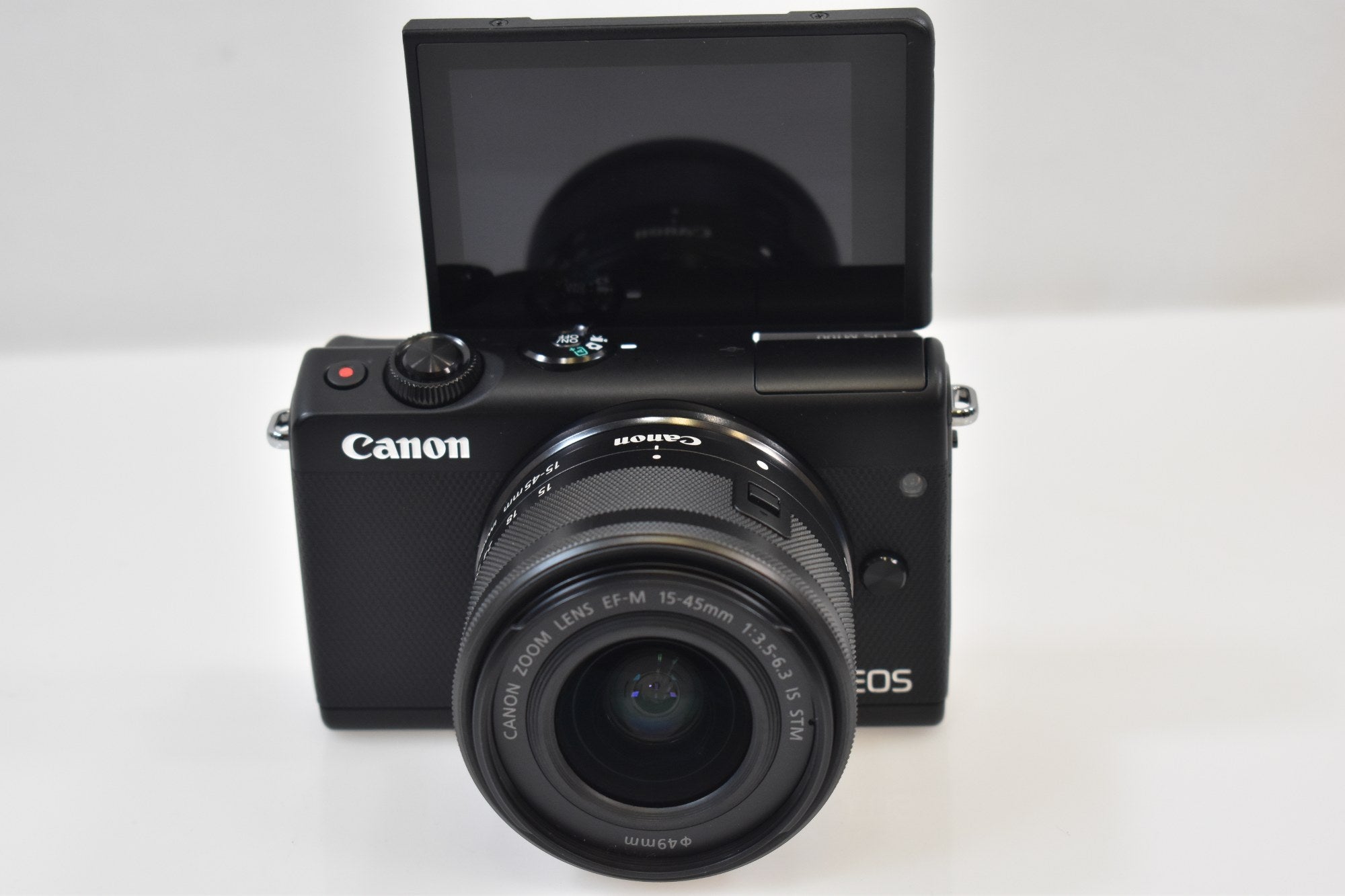 Canon EOS M100 24.2MP Digital Camera with EF-M IS STM 15-45mm Lens (Black)