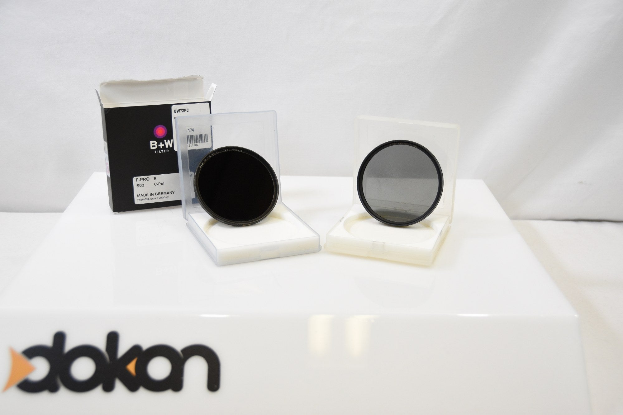 B+W 72mm 110 ND 3.0 10-Stop ND Filter + B+W 72mm Circular Polarizer (CPL)