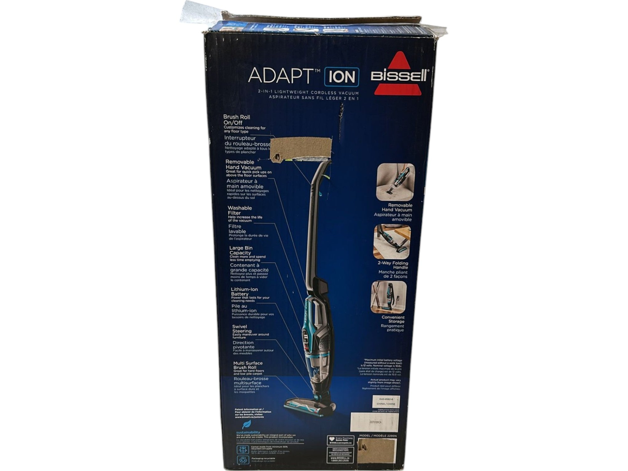 BISSELL 2286N Adapt™ Ion Aspiradora de Mano