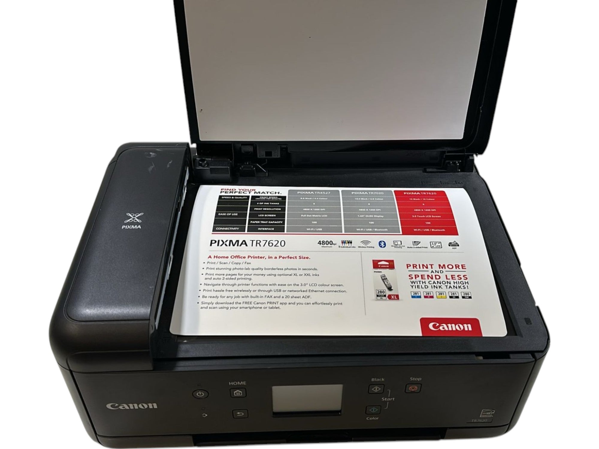 Canon PIXMA TR7620 Wireless All-In-One Inkjet Printer