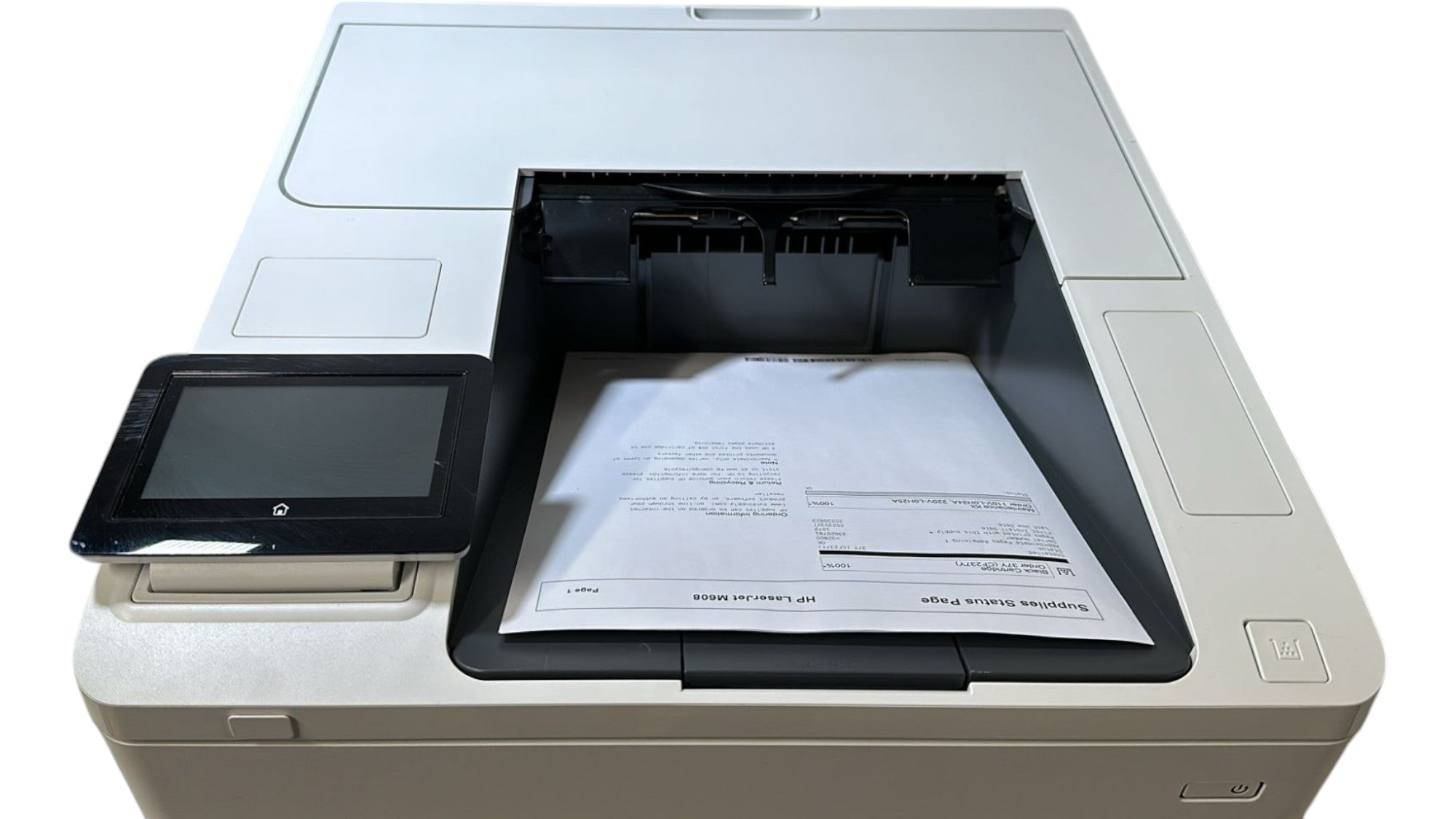 Impresora HP LaserJet M608 - Pantalla Grande