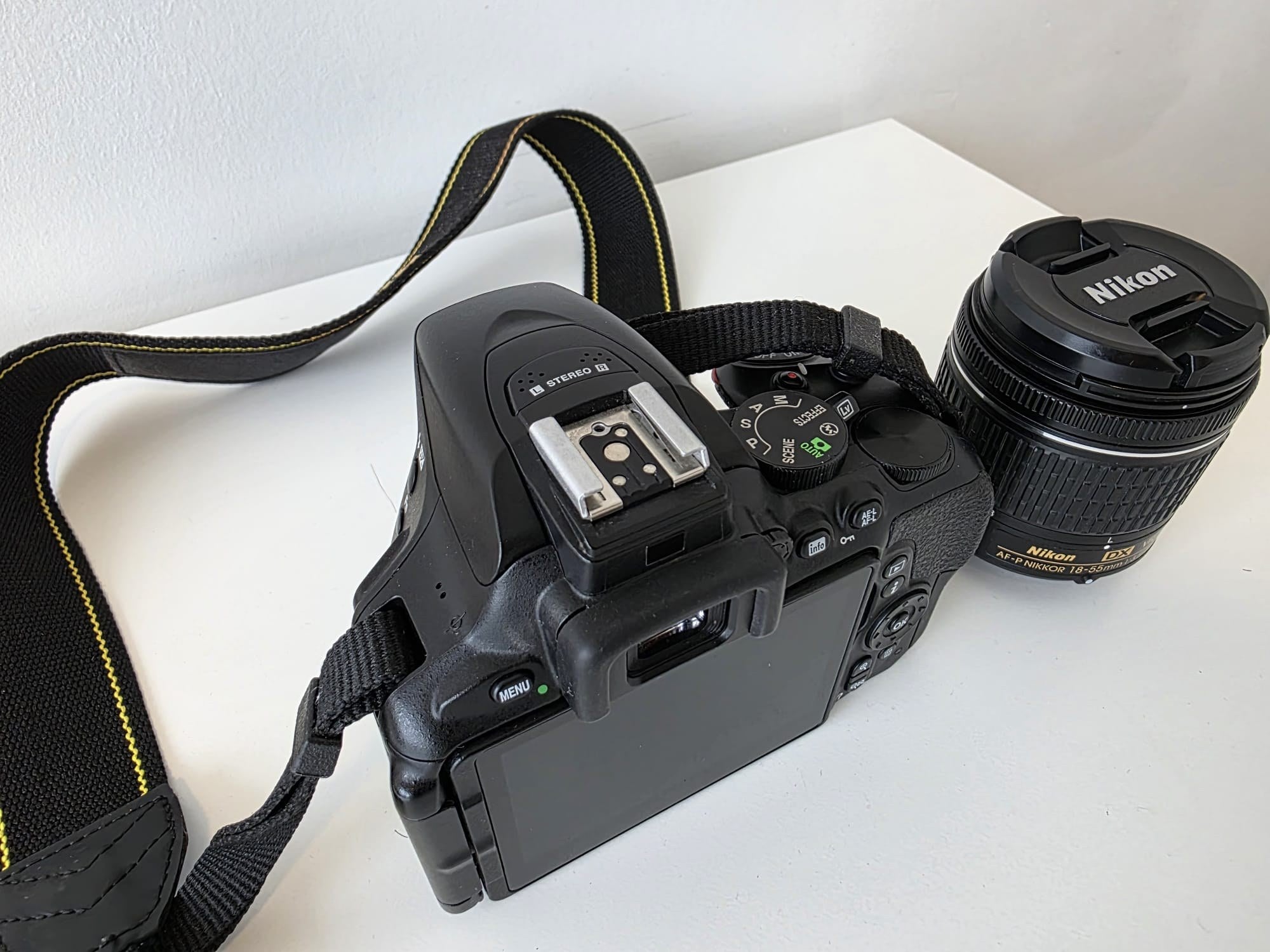 Nikon D5600 DSLR Camera - AF-P DX NIKKOR 18-55mm F3.5-5.6G VR Lens