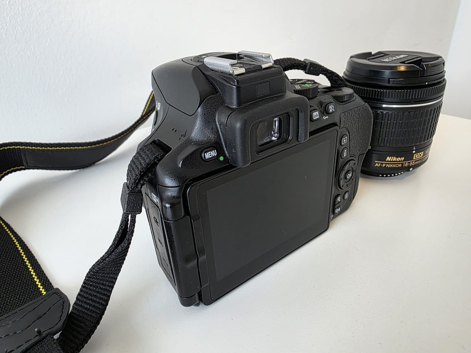 Nikon D5600 DSLR Camera - AF-P DX NIKKOR 18-55mm F3.5-5.6G VR Lens