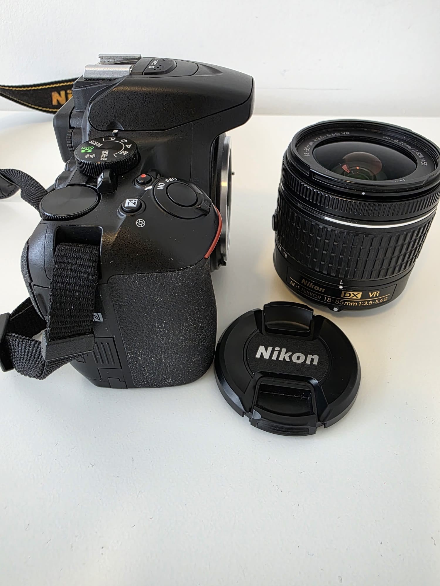 Nikon D5600 DSLR Camera - AF-P DX NIKKOR 18-55mm F3.5-5.6G VR Lens