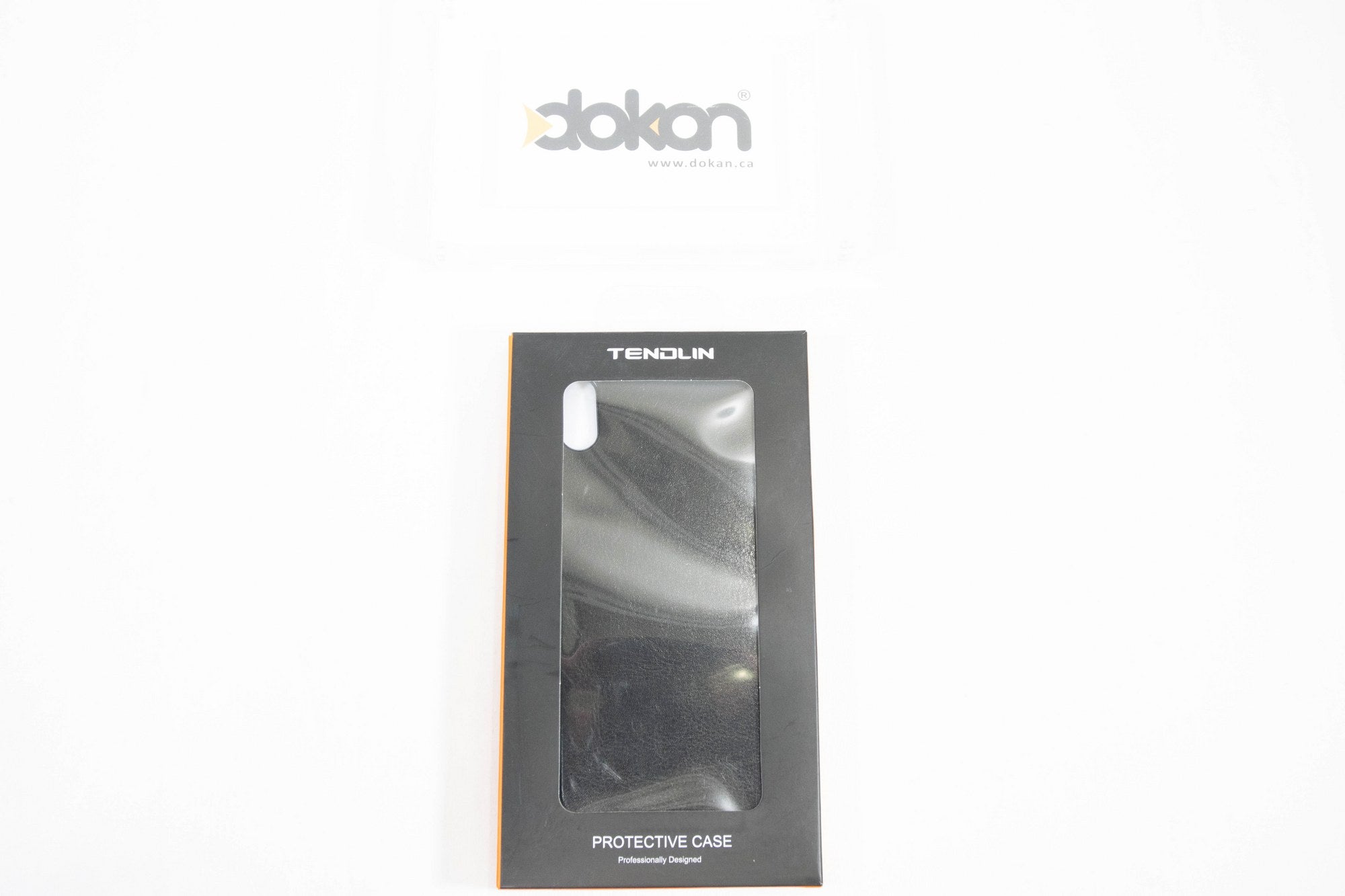 TENDLIN Coque en cuir premium et TPU pour iPhone Xs Max