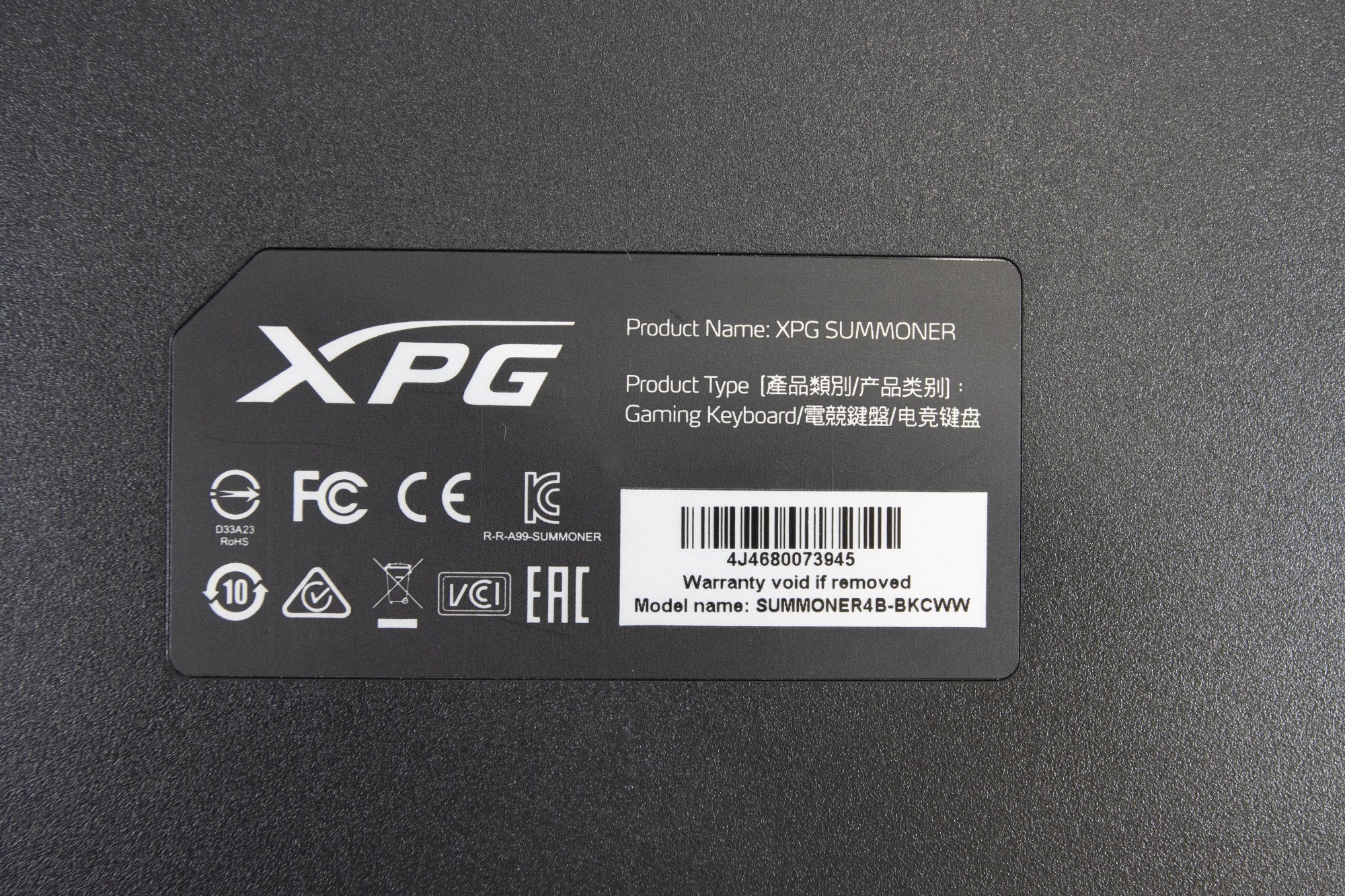 XPG Summoner Keyboard