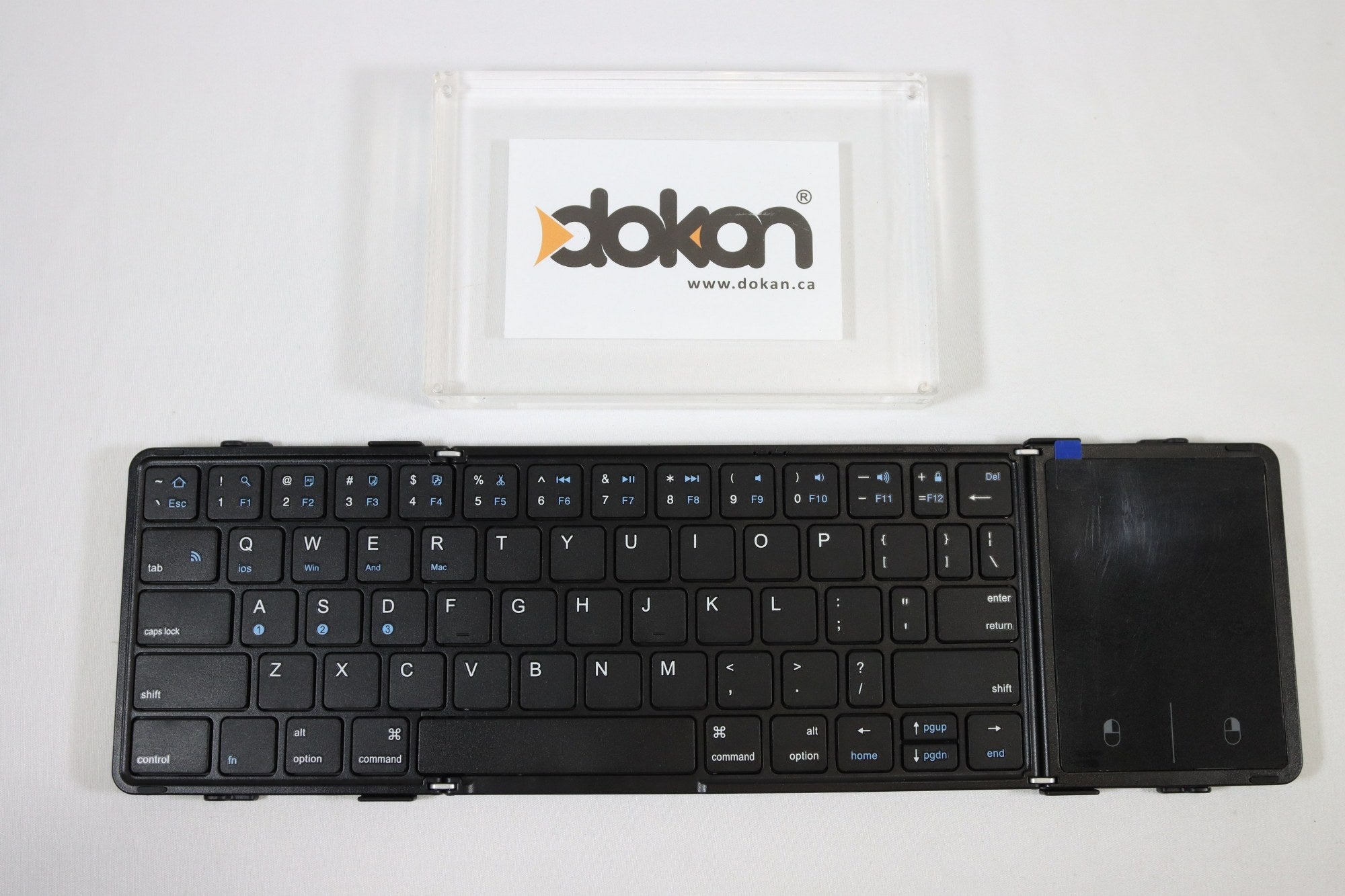 Wireless Foldable Keyboard with Touchpad