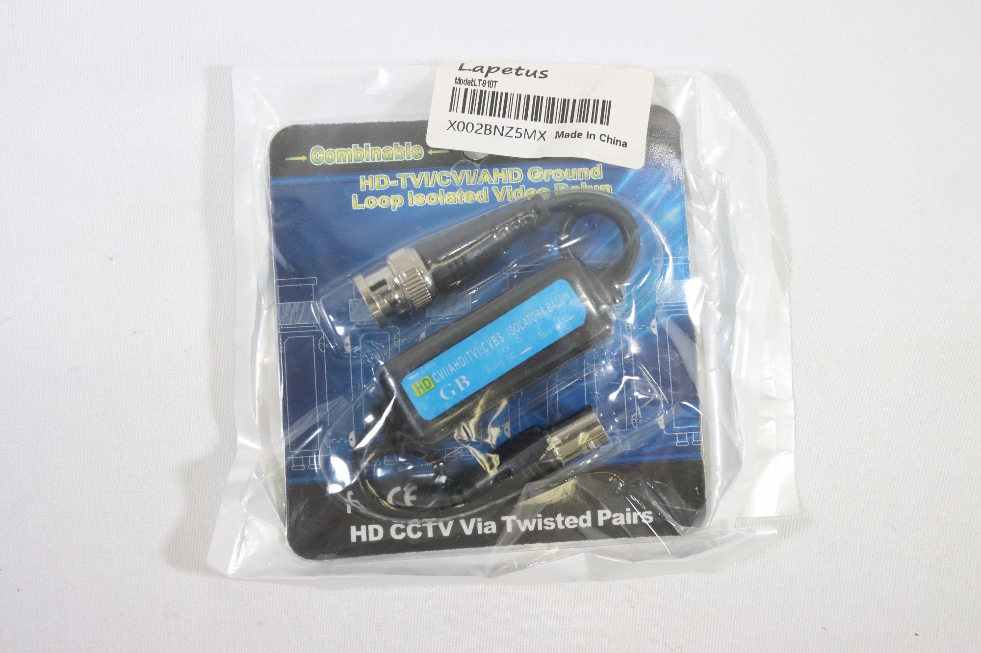 HD-TVI/CVI/AHD Ground Loop Isolated Video Balun