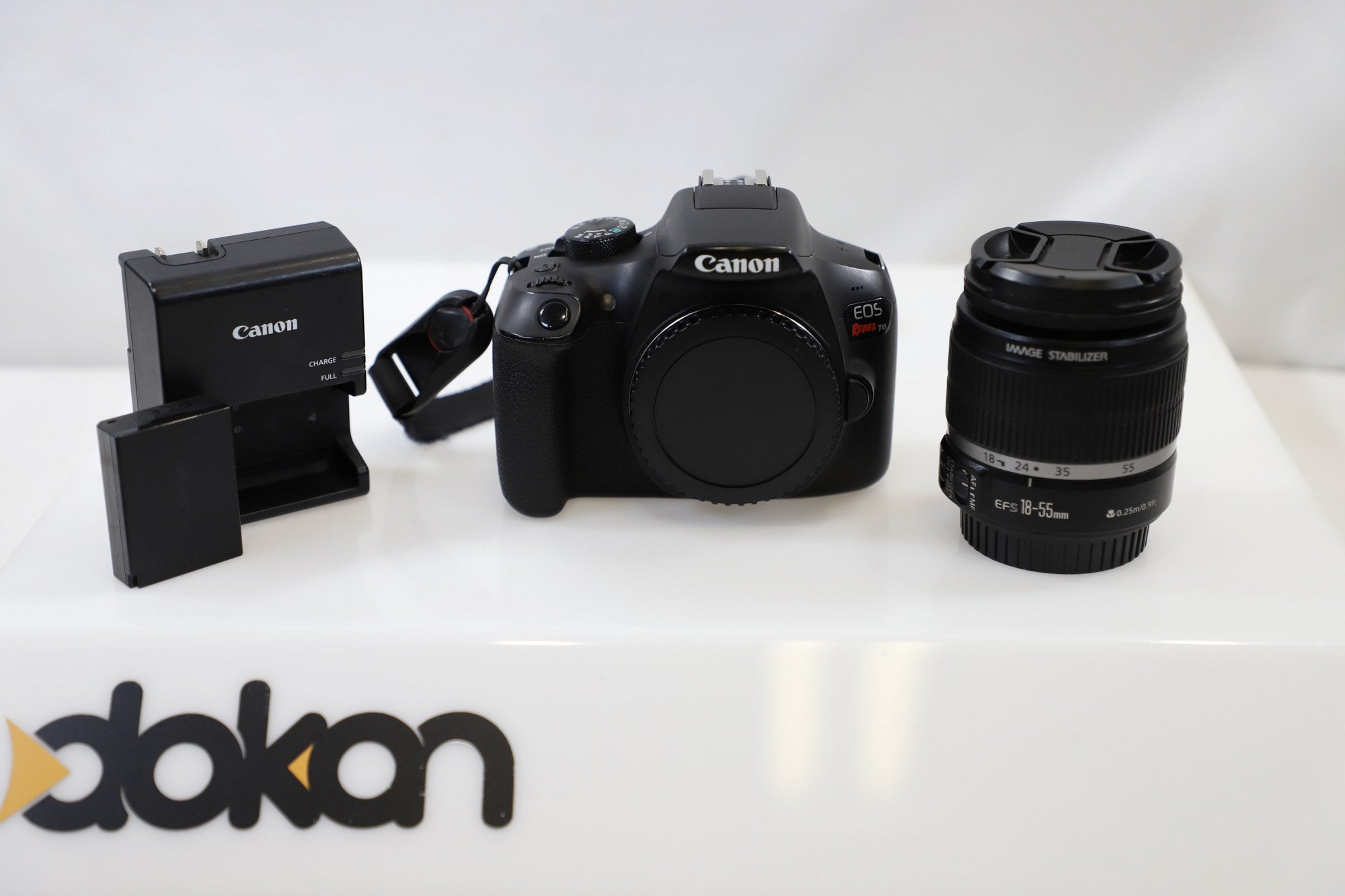 Canon EOS Rebel T6 18.1MP DSLR Camera - EF-S 18-55mm IS Lens