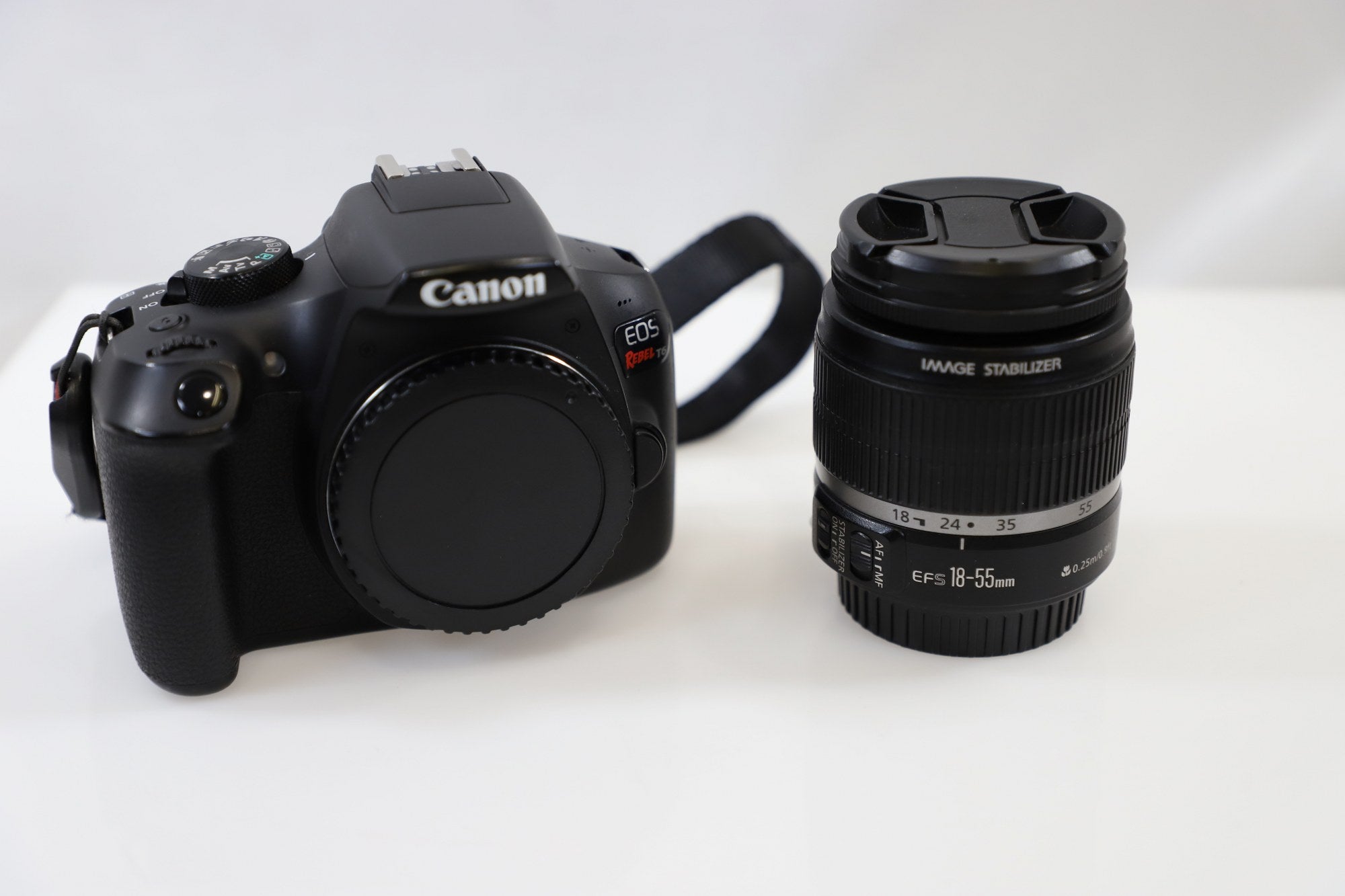 Canon EOS Rebel T6 18.1MP DSLR Camera - EF-S 18-55mm IS Lens