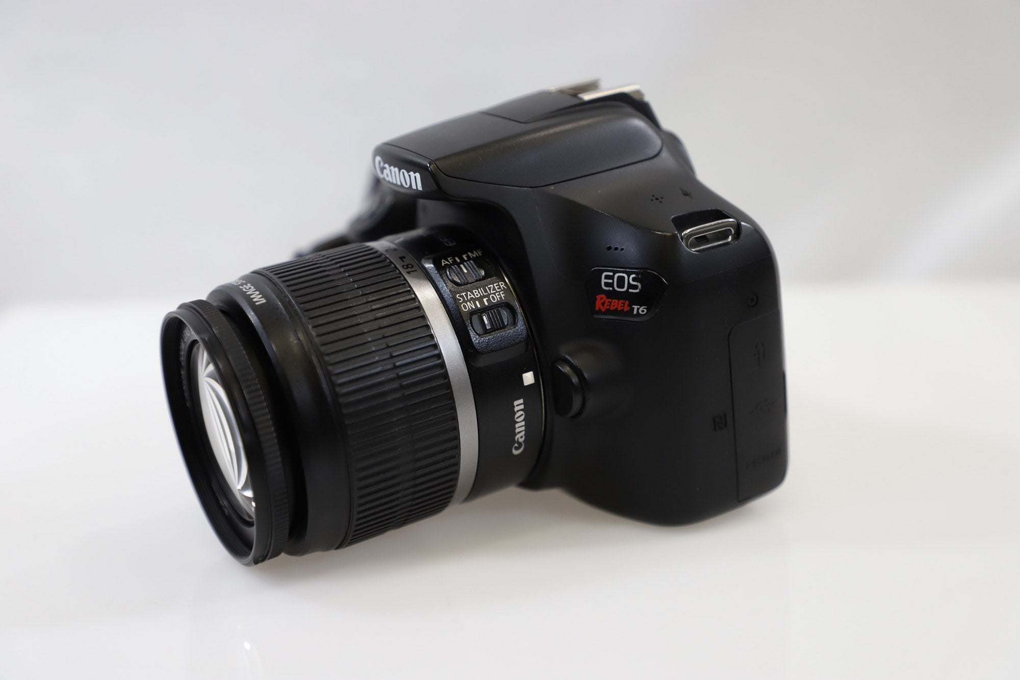 Canon EOS Rebel T6 18.1MP DSLR Camera - EF-S 18-55mm IS Lens