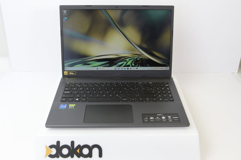 Acer Aspire 7 15" - Intel i7 1260P 16GB 512GB RTX 3050 - Gaming Laptop - DOKAN