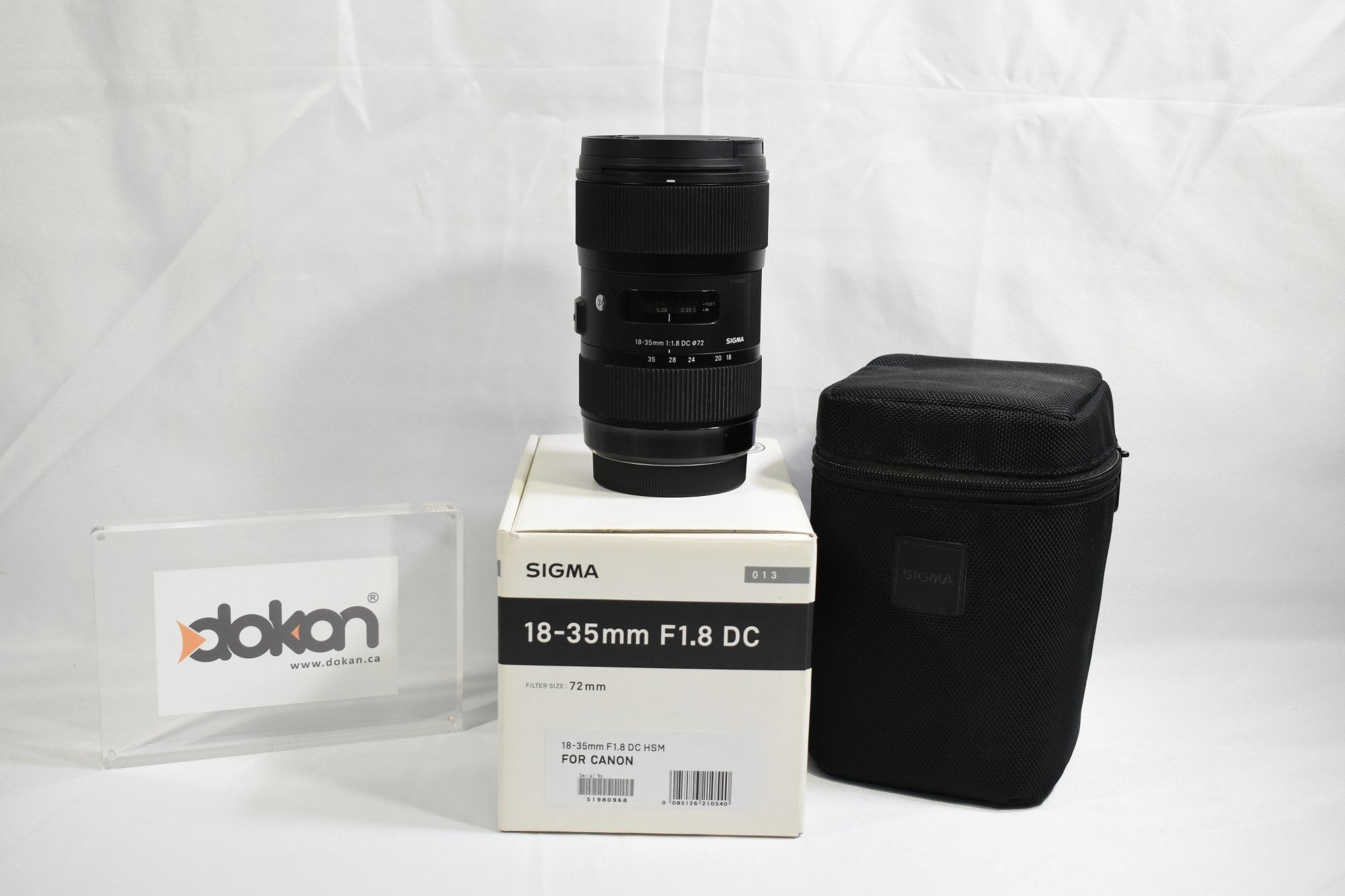 Sigma 18-35mm f/1.8 DC HSM Art Lens - EF-Mount Lens/APS-C Format