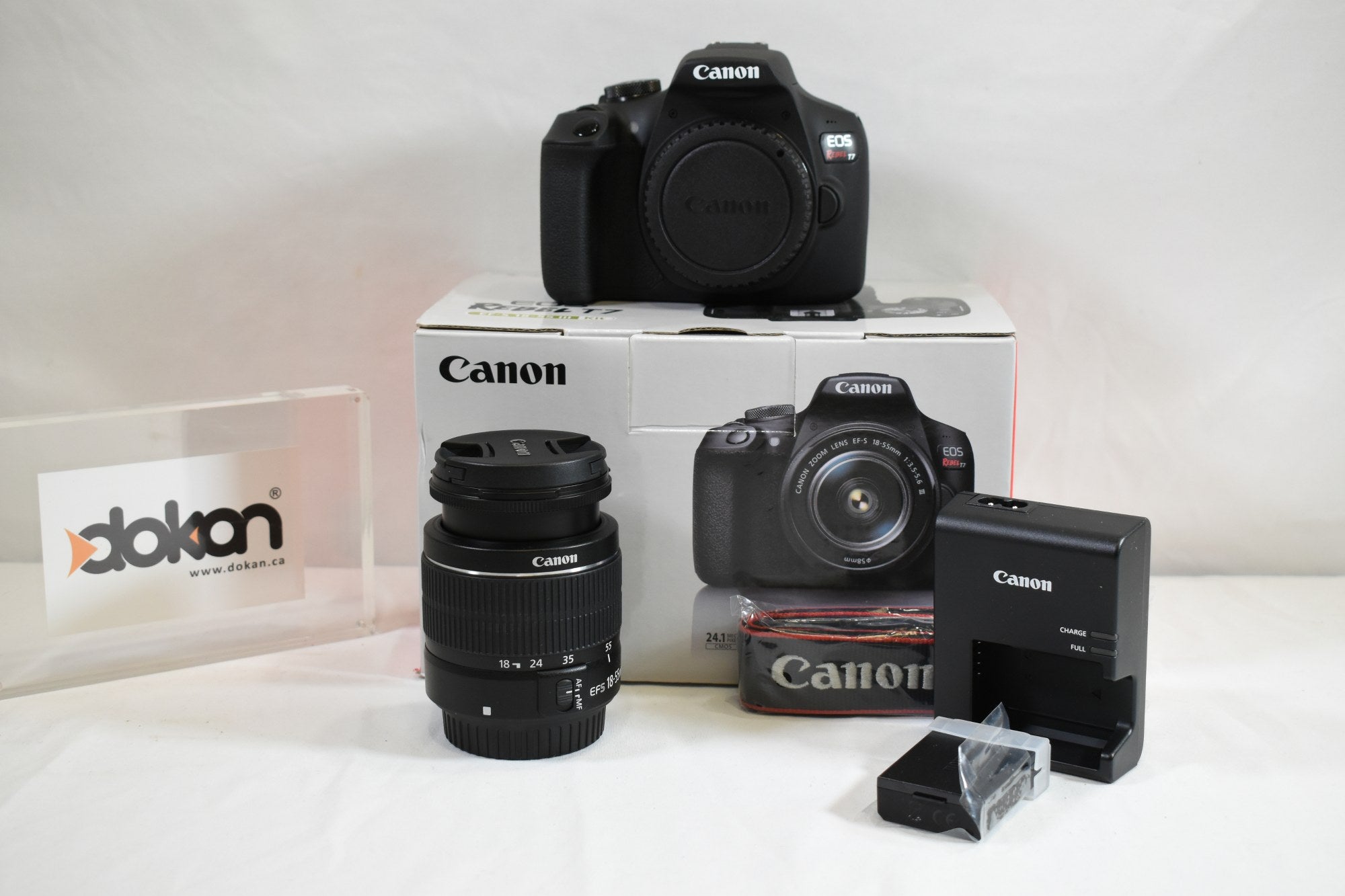 Canon EOS Rebel T7 DSLR Camera - EF-S 18-55mm f/3.5-5.6 IS II Lens