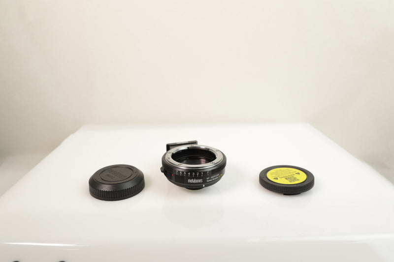 Metabones Speed Booster Ultra 0.71x Adapter - Nikon F Mount to BMPCC 4K Camera - DOKAN